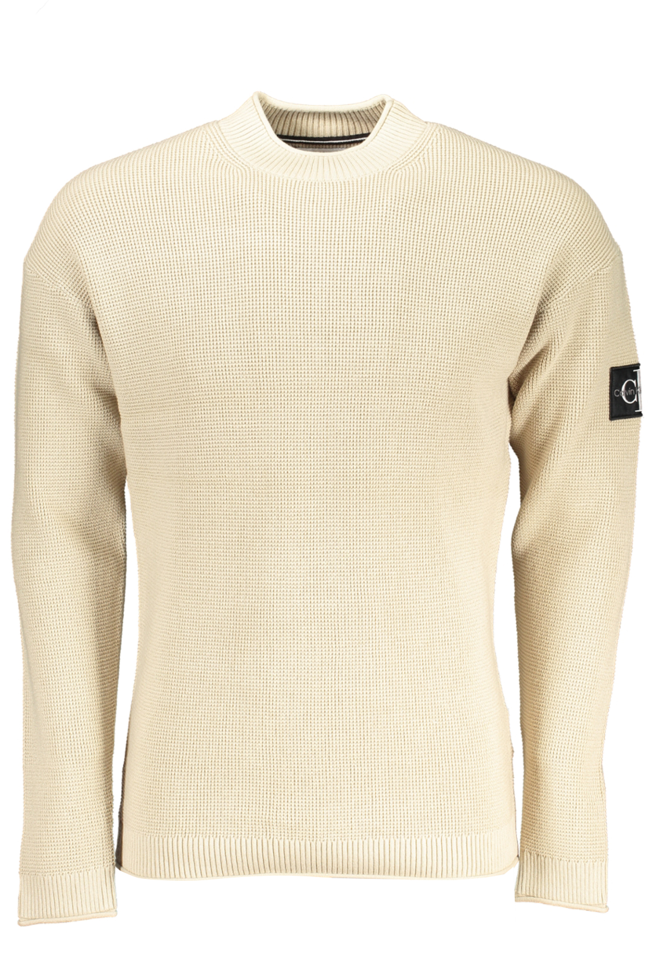 CALVIN KLEIN MEN&#039;S BEIGE SWEATER