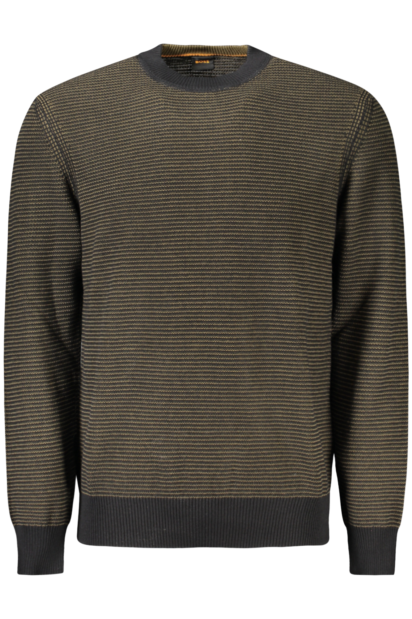 HUGO BOSS MEN'S BLACK SWEATER