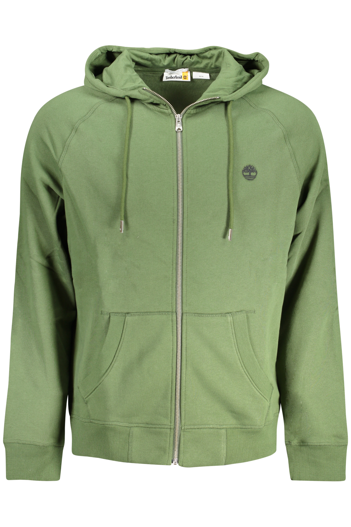 TIMBERLAND MEN'S ZIP-UP SWEATSHIRT GREEN
