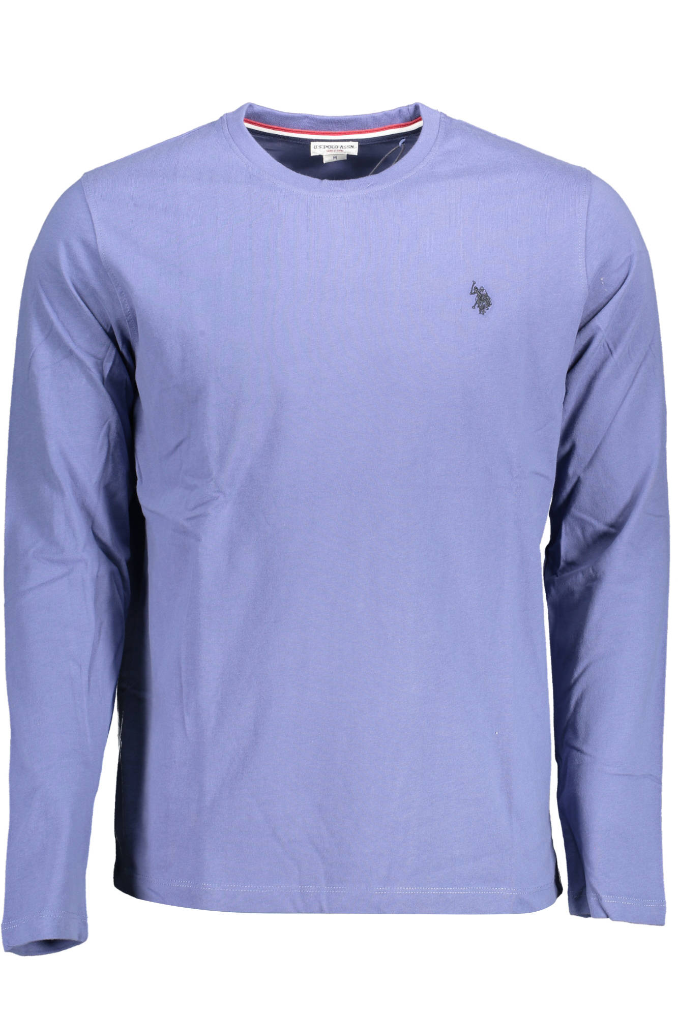 US POLO T-SHIRT LONG SLEEVE MAN BLUE