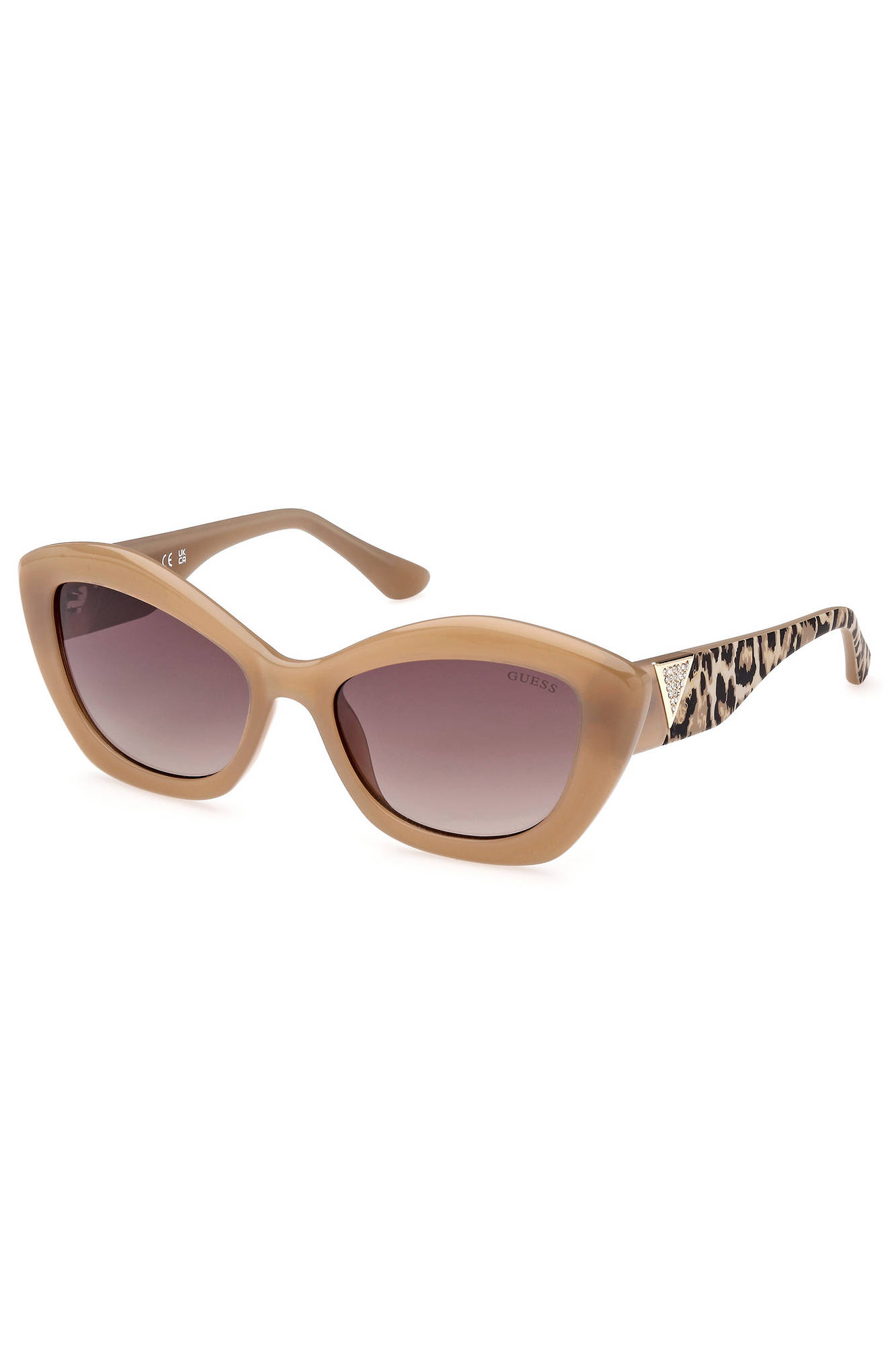 GUESS JEANS BEIGE WOMEN&#39;S SUNGLASSES