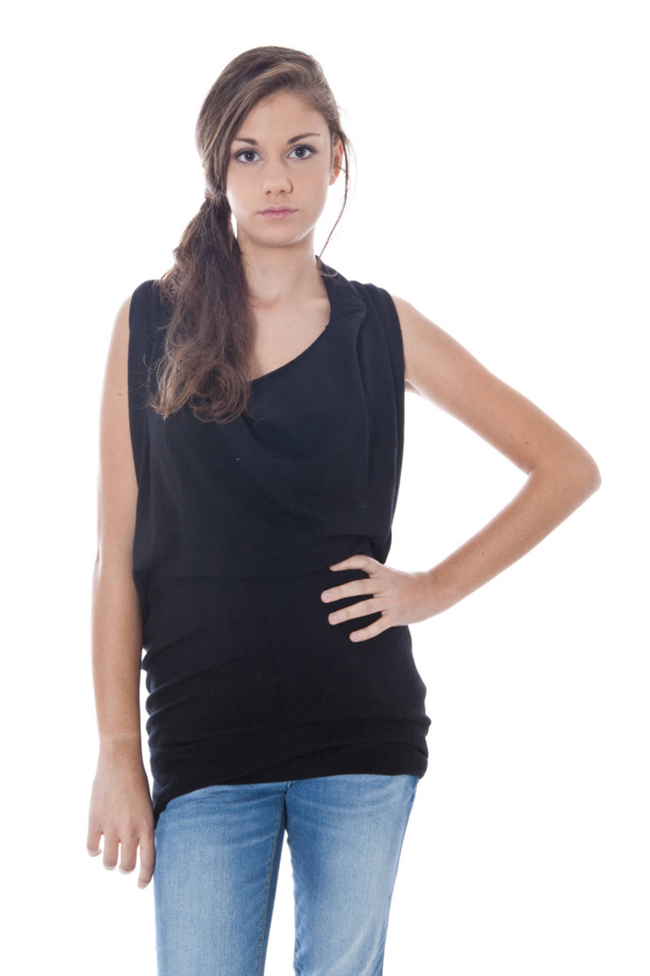 PHARD WOMEN&#039;S BLACK SWEATER