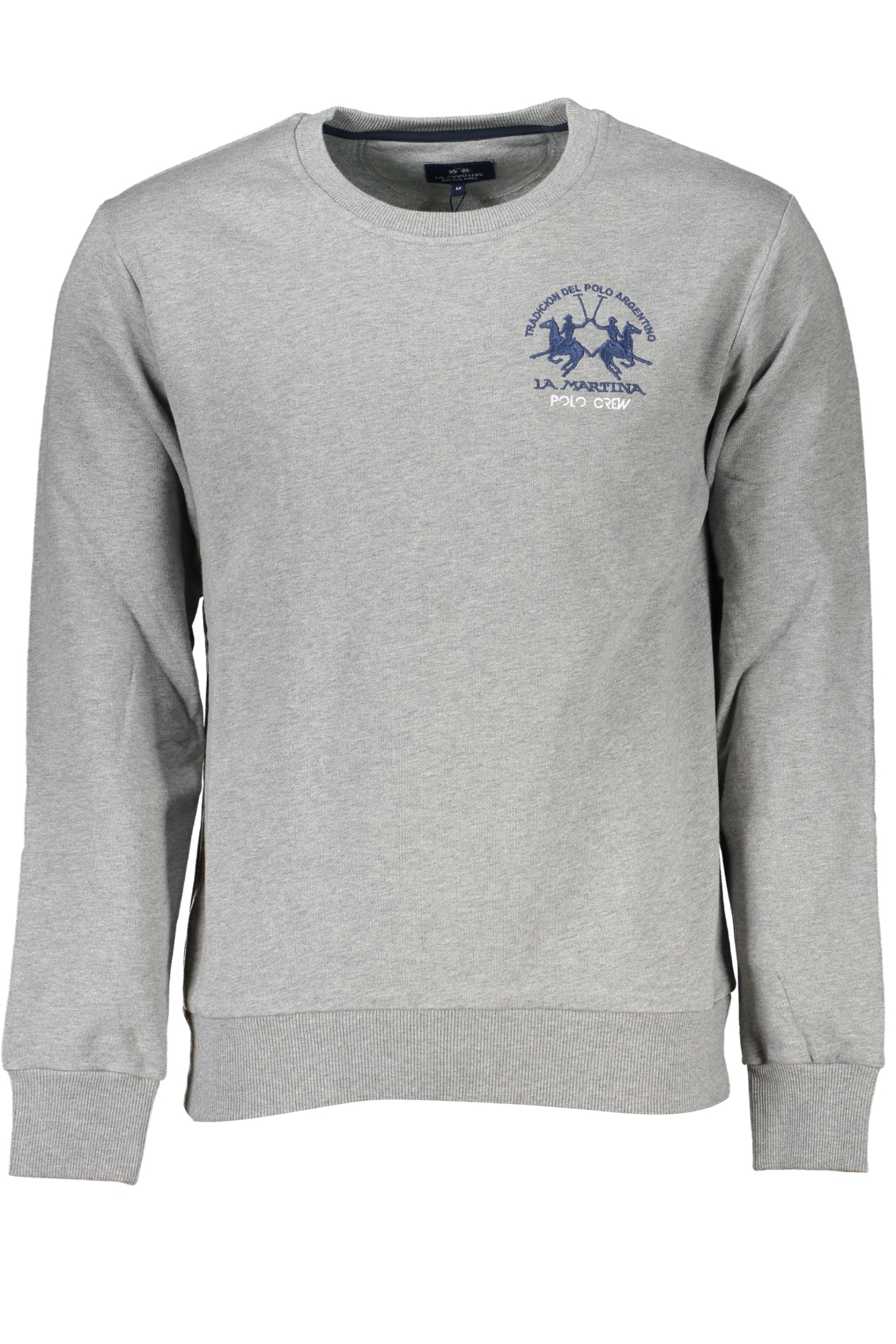 LA MARTINA MEN&#039;S GRAY ZIPLESS SWEATSHIRT
