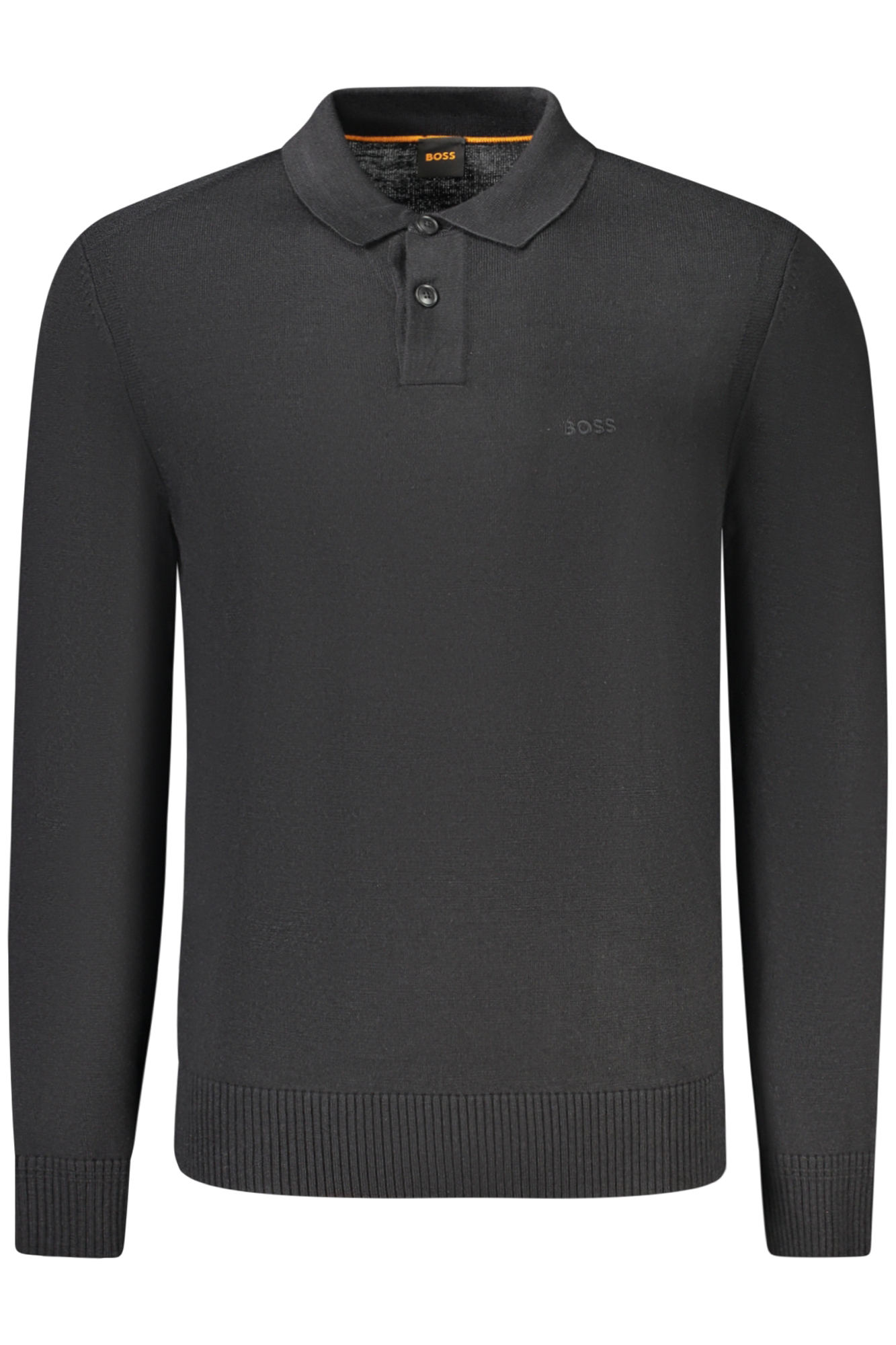 HUGO BOSS MENS BLACK SWEATER