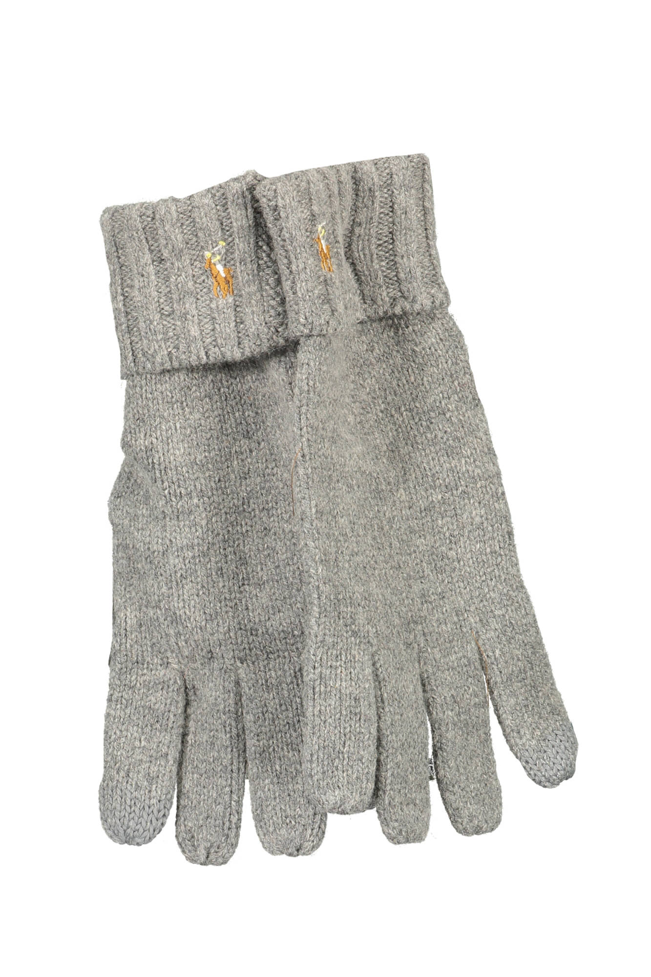 RALPH LAUREN MEN&#39;S GRAY GLOVES