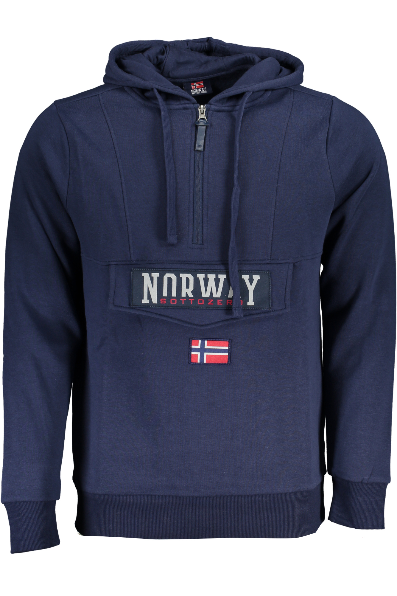 NORWAY 1963 MEN&#039;S BLUE ZIPLESS SWEATSHIRT