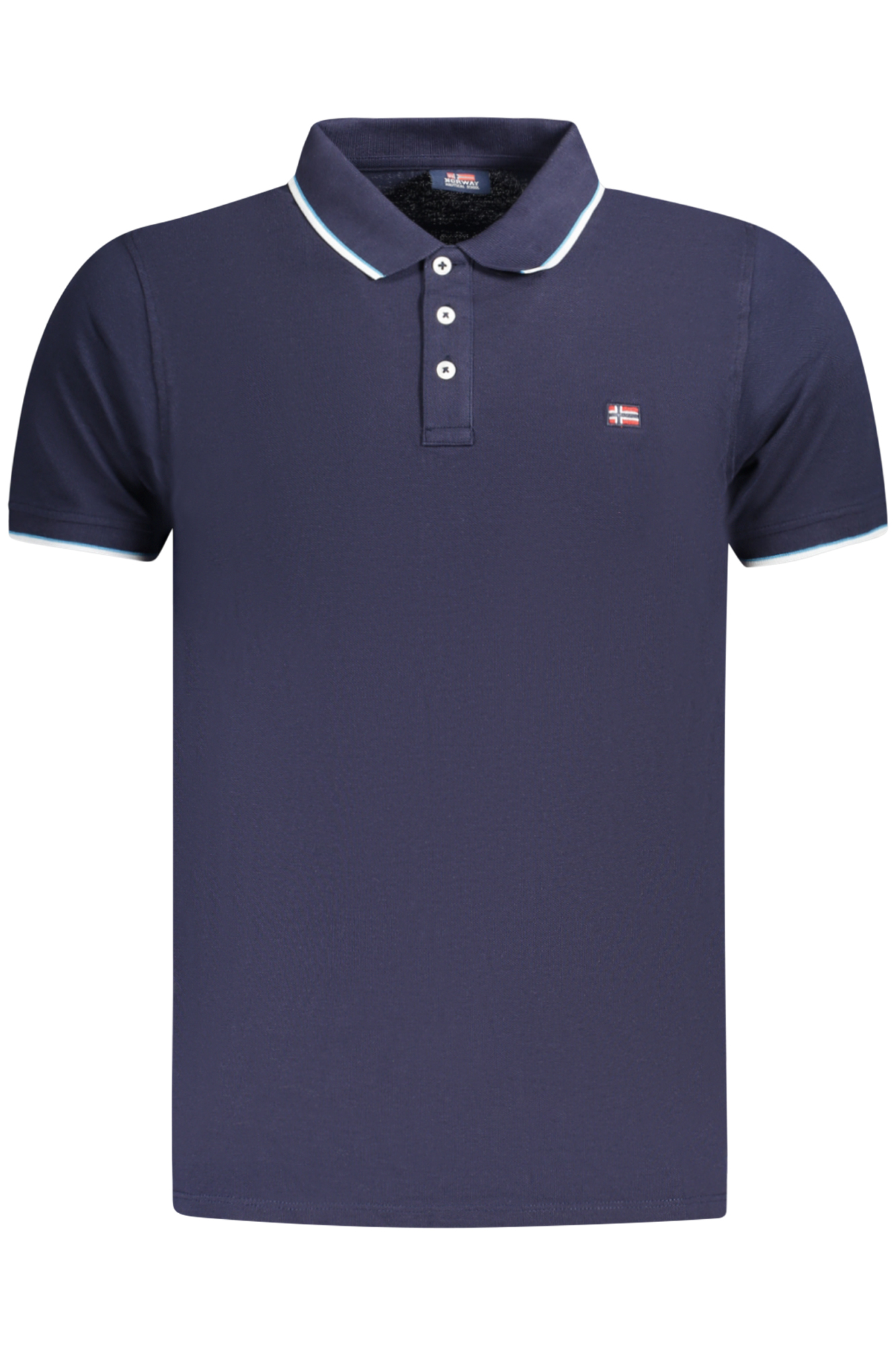 NORWAY 1963 MEN'S SHORT SLEEVE POLO BLUE