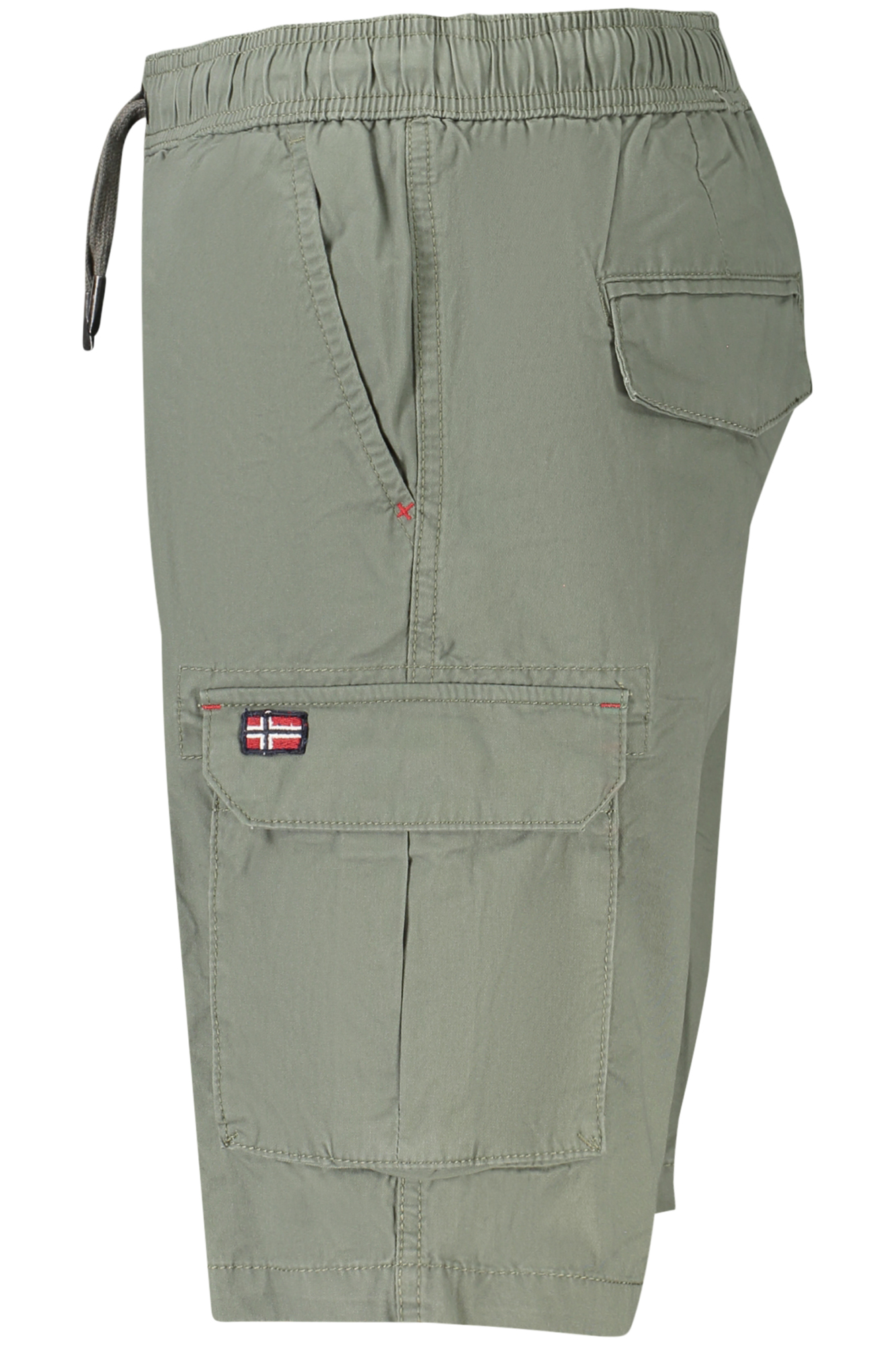 Pantaloni scurți Bermuda verzi cu buzunar pentru bărbați