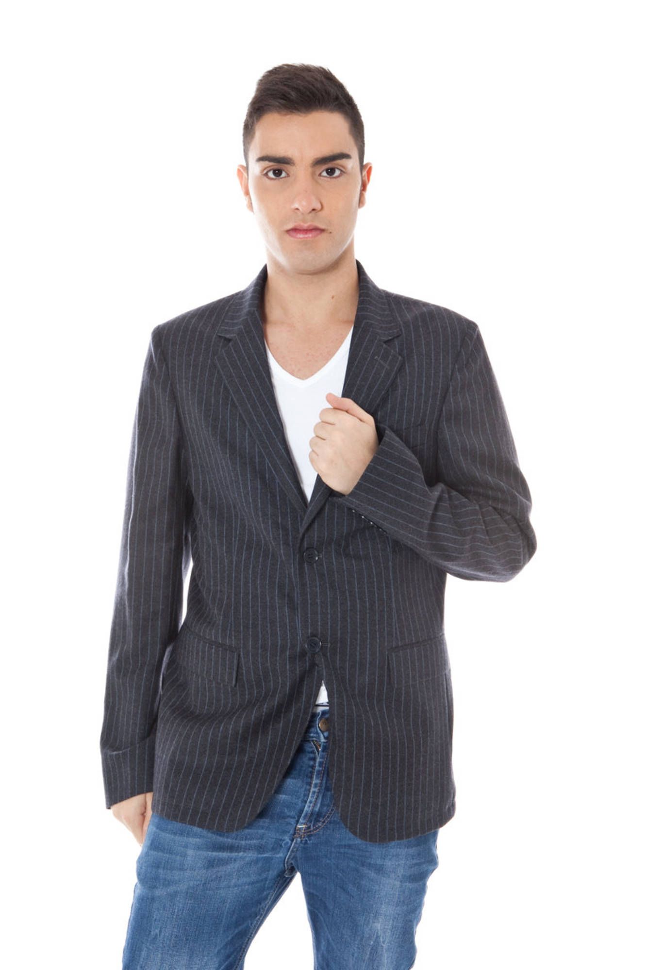 CALVIN KLEIN MEN&#039;S CLASSIC JACKET GRAY