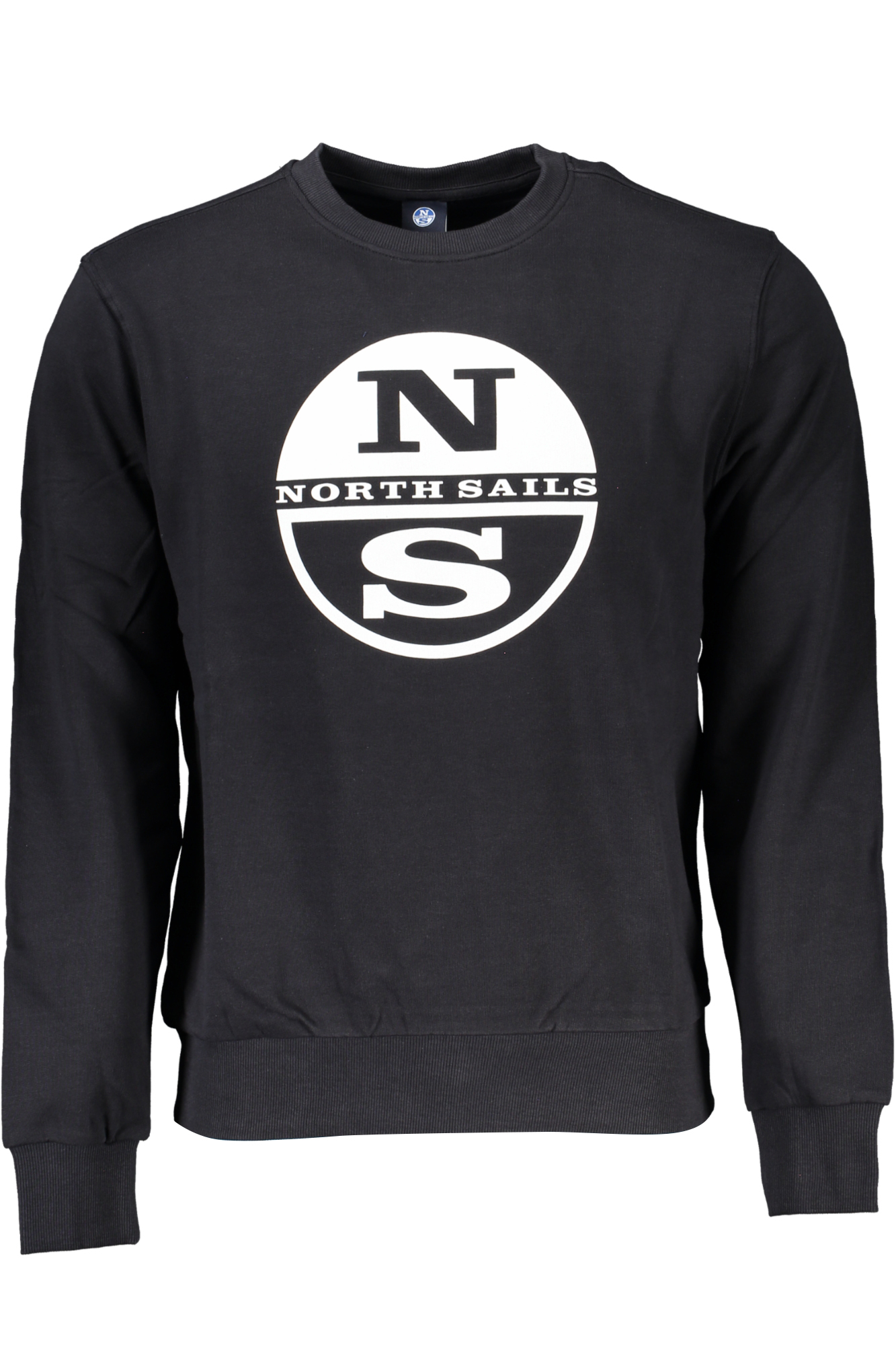 NORTH SAILS MENS BLACK ZIPLESS SWEATSHIRT
