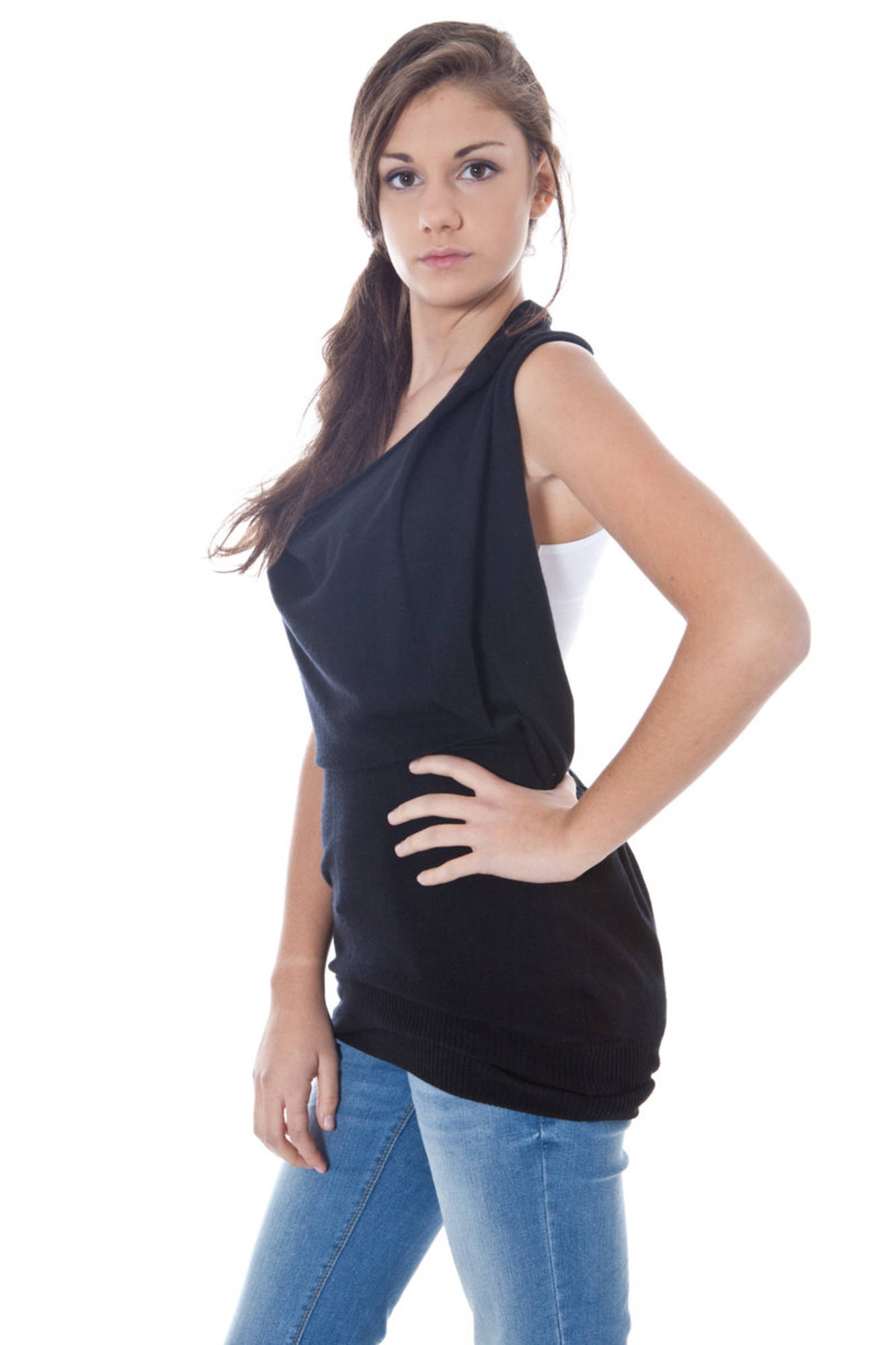 PHARD WOMEN'S BLACK SWEATER
