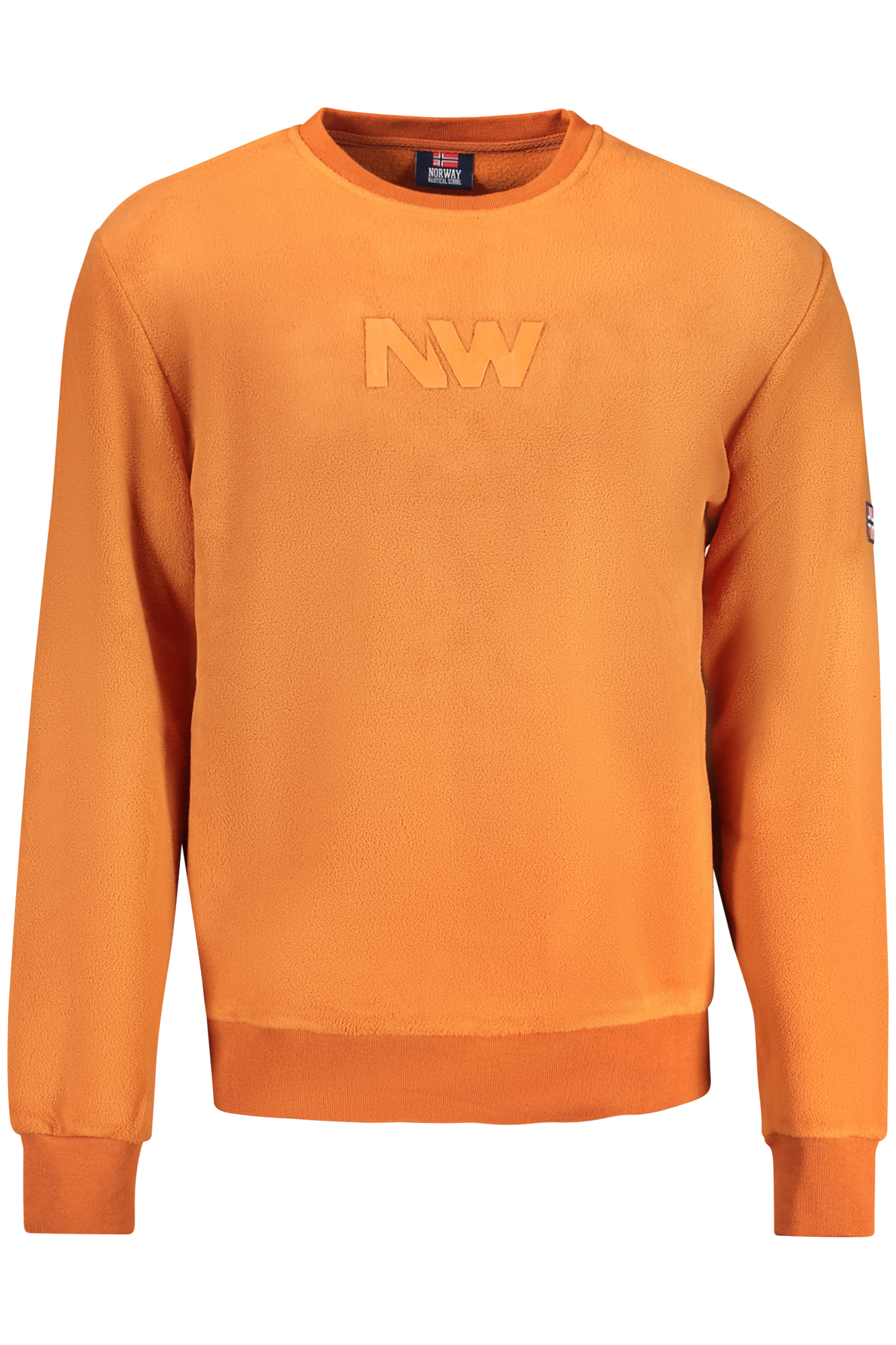 NORWAY 1963 MEN&#039;S BROWN ZIP-UP SWEATSHIRT