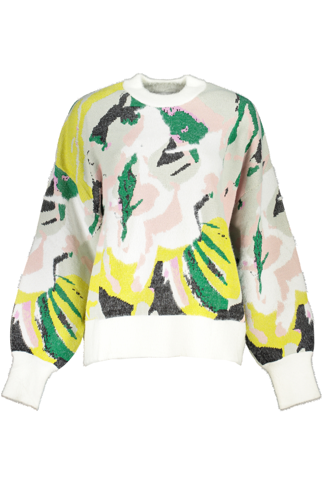 DESIGUAL WHITE WOMEN&#039;S SWEATER