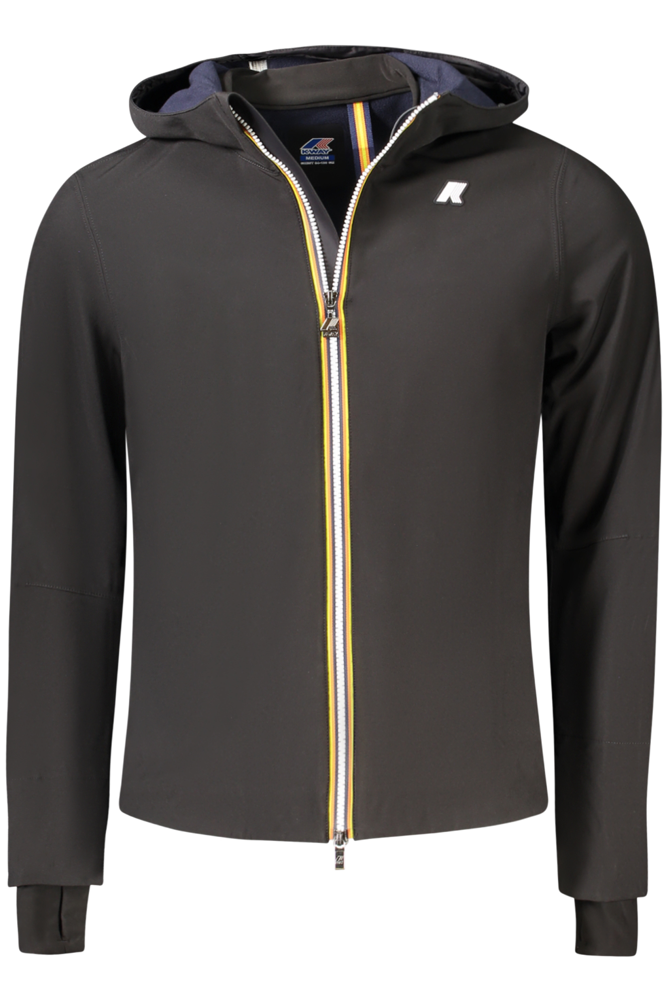 K-WAY MEN&#39;S BLACK SPORTS JACKET