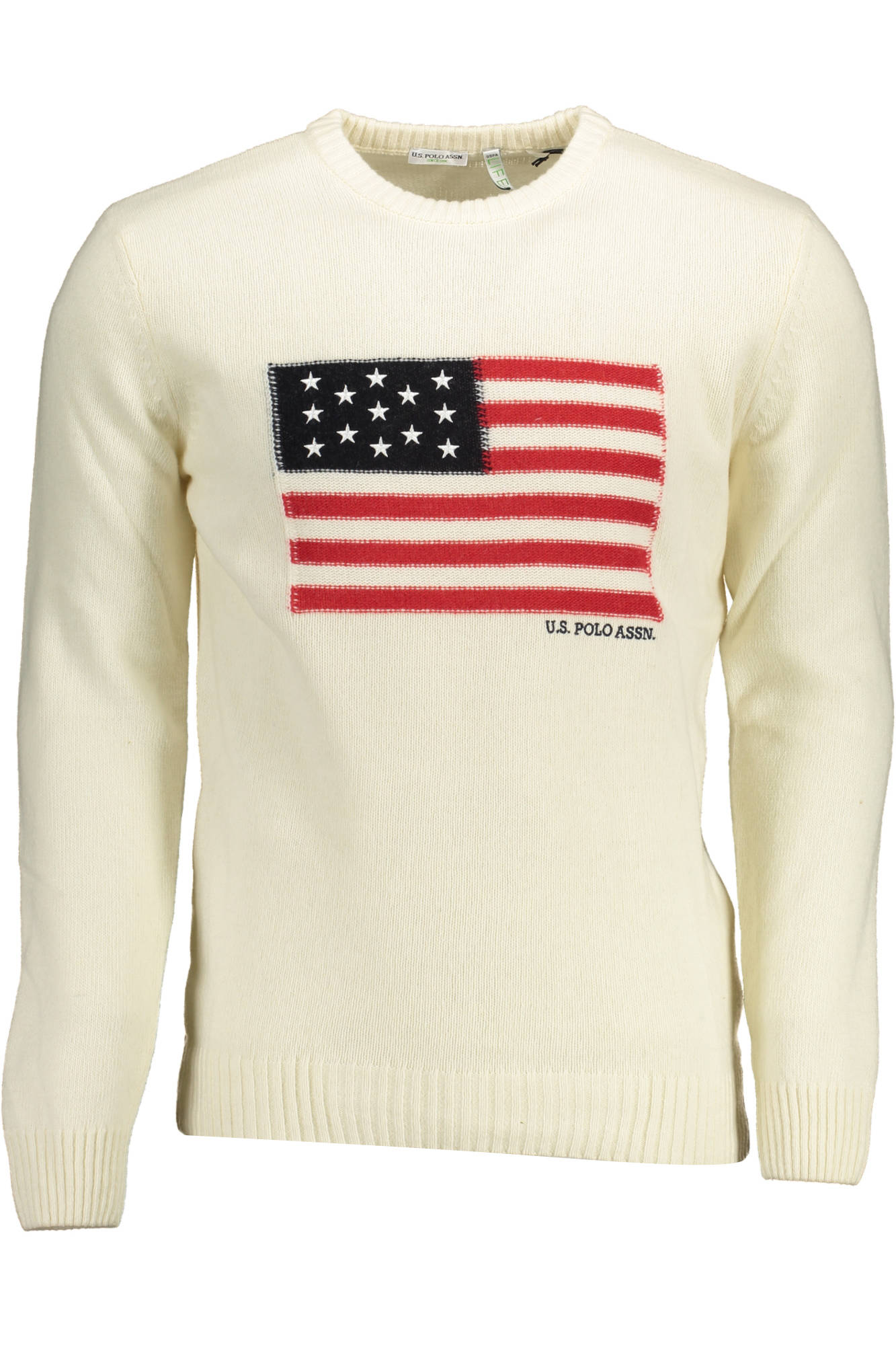 US POLO SWEATER MAN WHITE