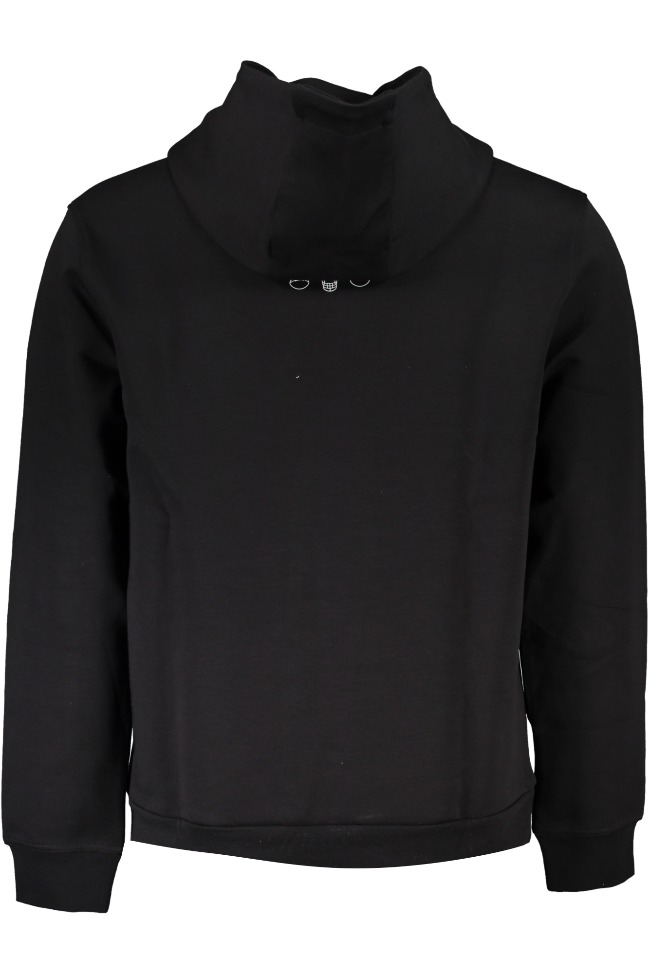 HUGO BOSS MEN'S BLACK ZIP-OUT SWEATSHIRT