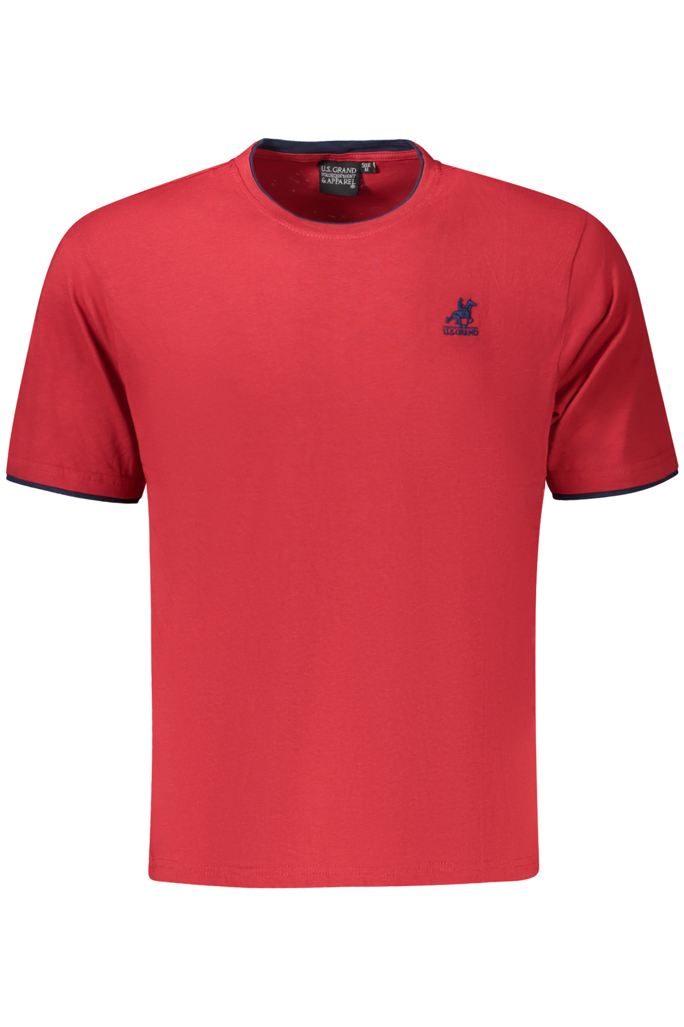 US GRAND POLO MEN'S SHORT SLEEVE T-SHIRT RED