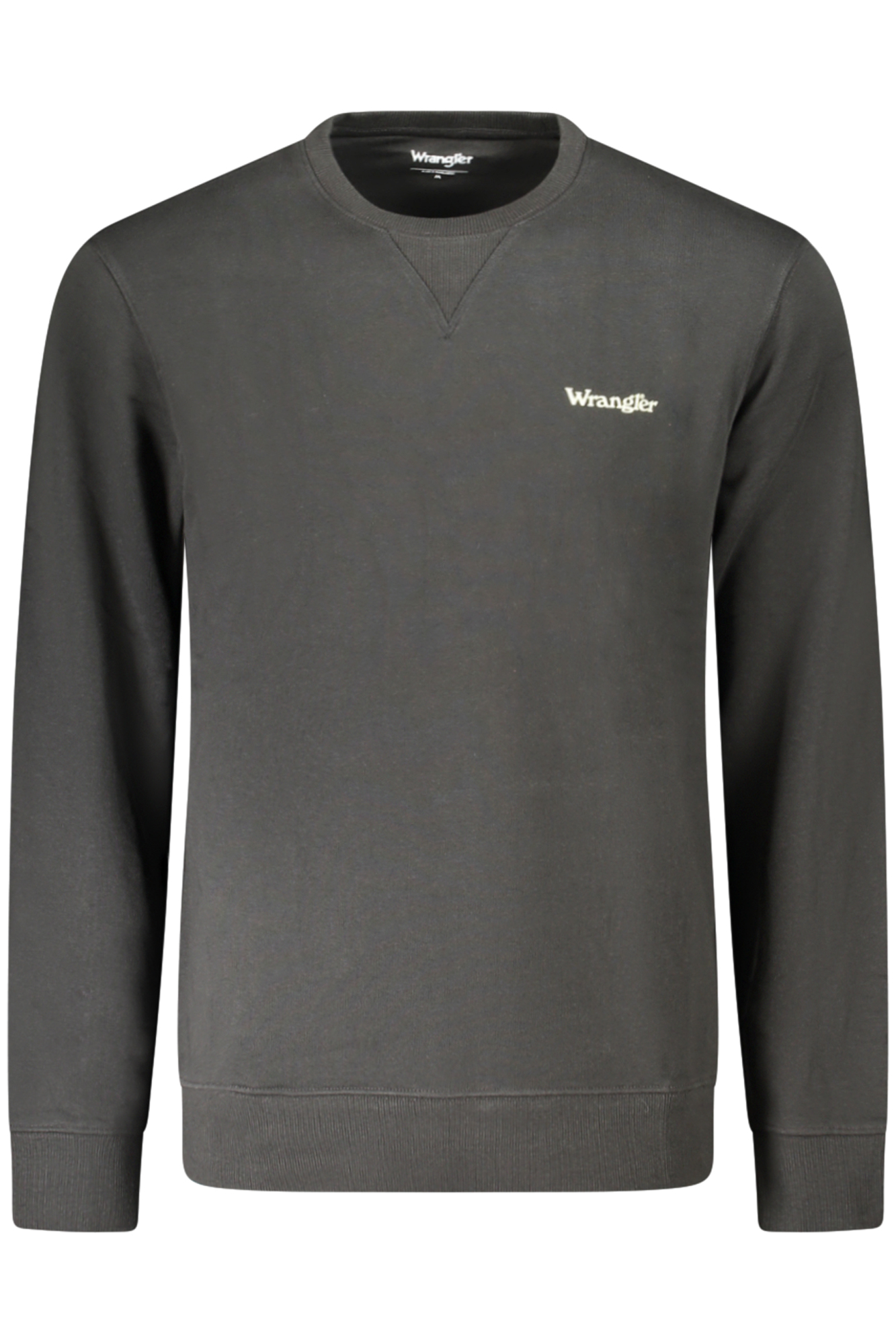 WRANGLER MENS BLACK ZIP-UP SWEATSHIRT