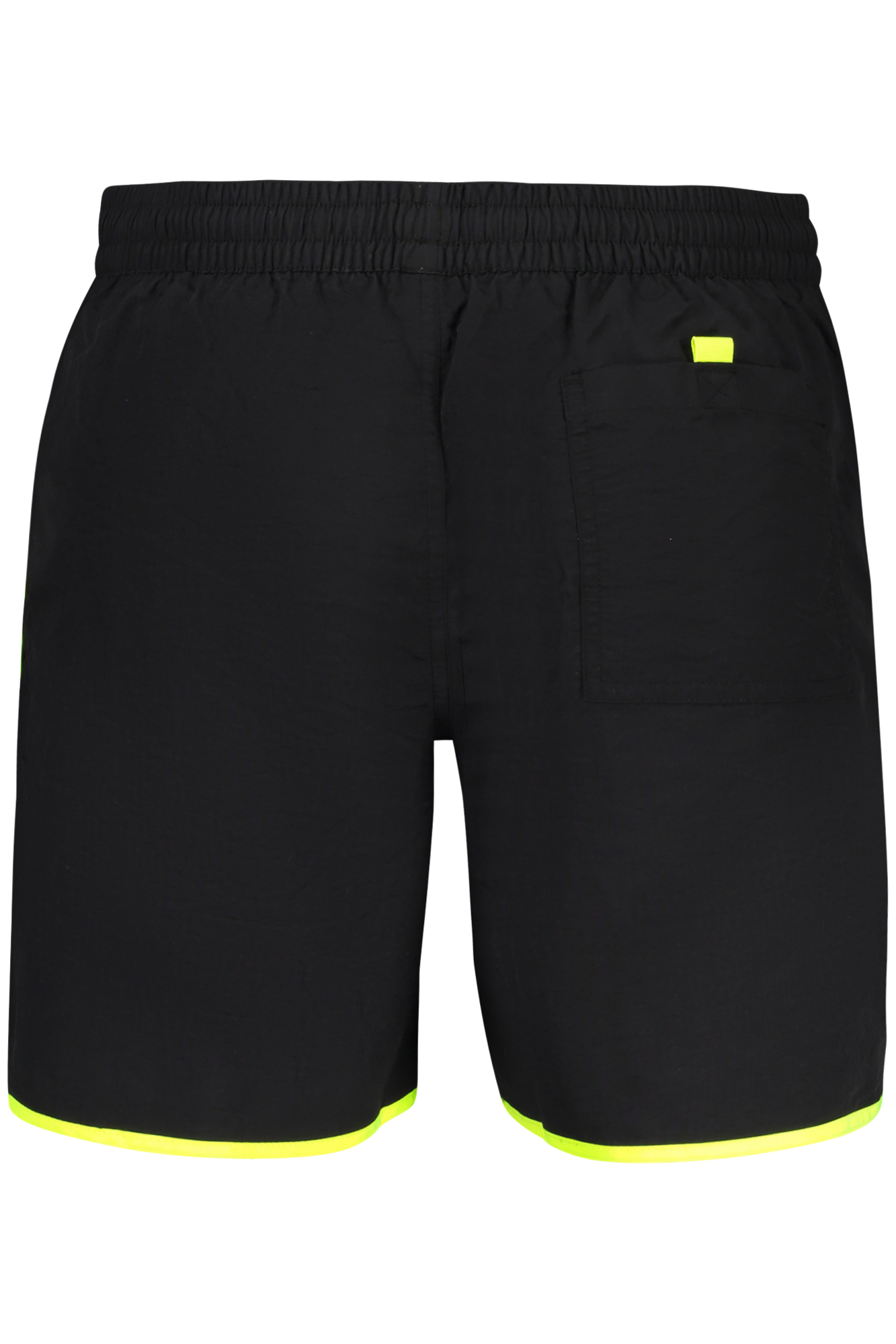 Pantaloni scurți de baie negri pentru bărbați