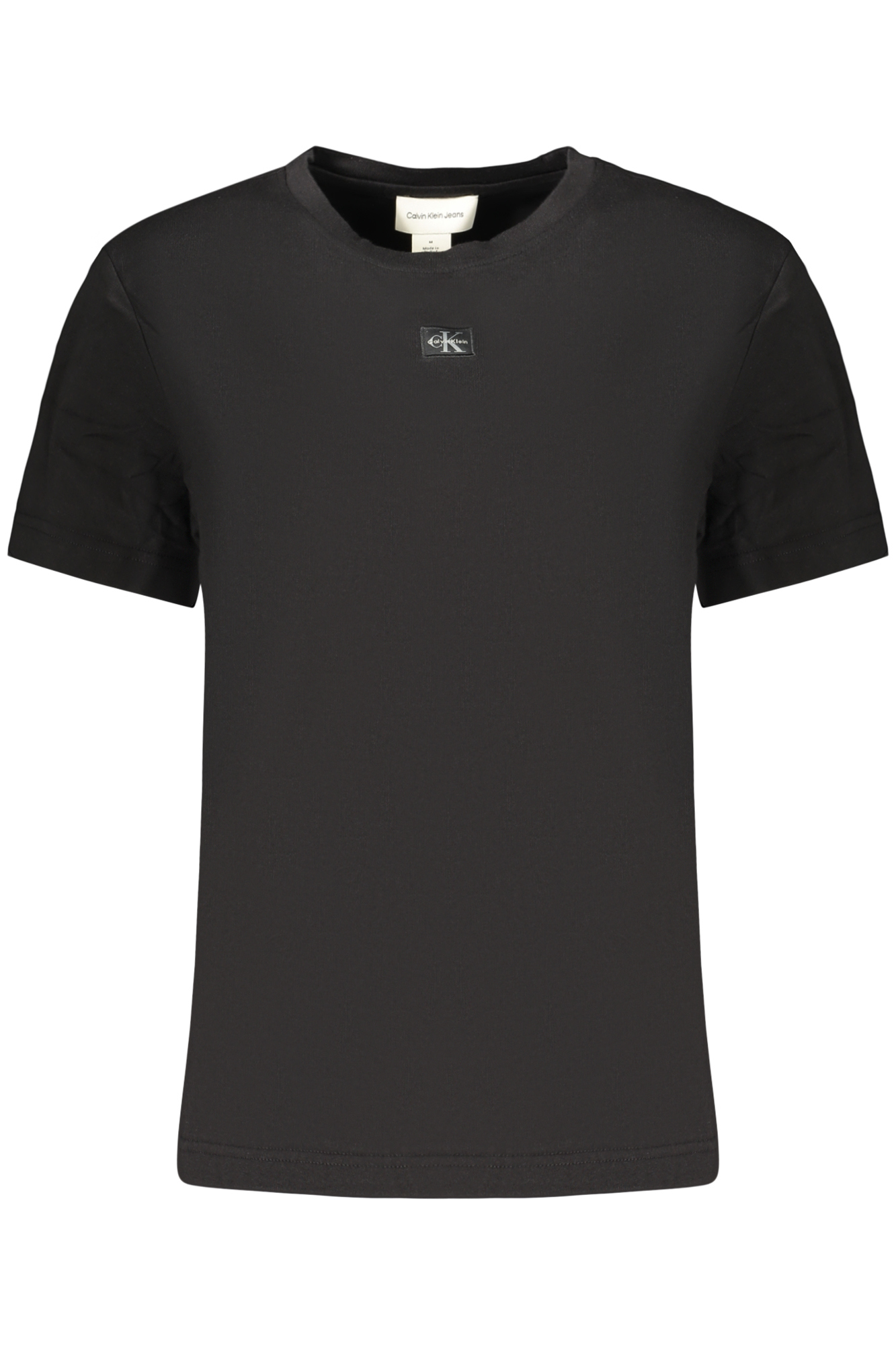 Černé triko s krátkým rukávem Calvin Klein