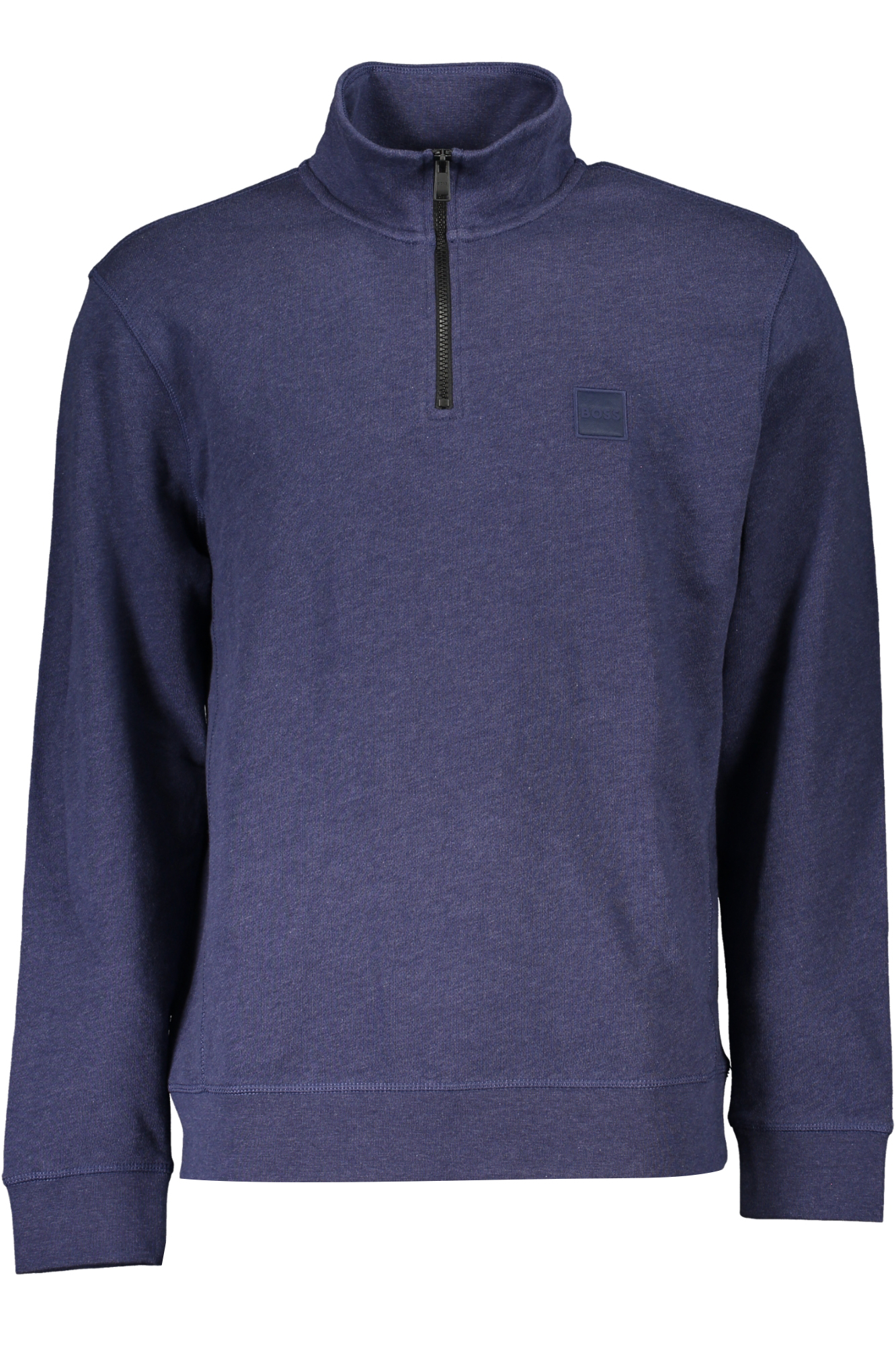 HUGO BOSS MEN&#039;S BLUE ZIP SWEATSHIRT