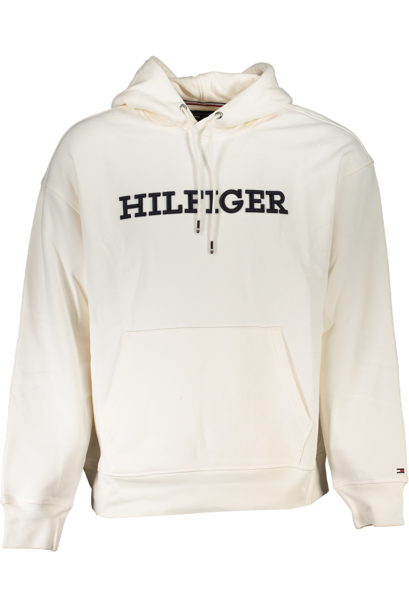 TOMMY HILFIGER MENS WHITE ZIPLESS SWEATSHIRT