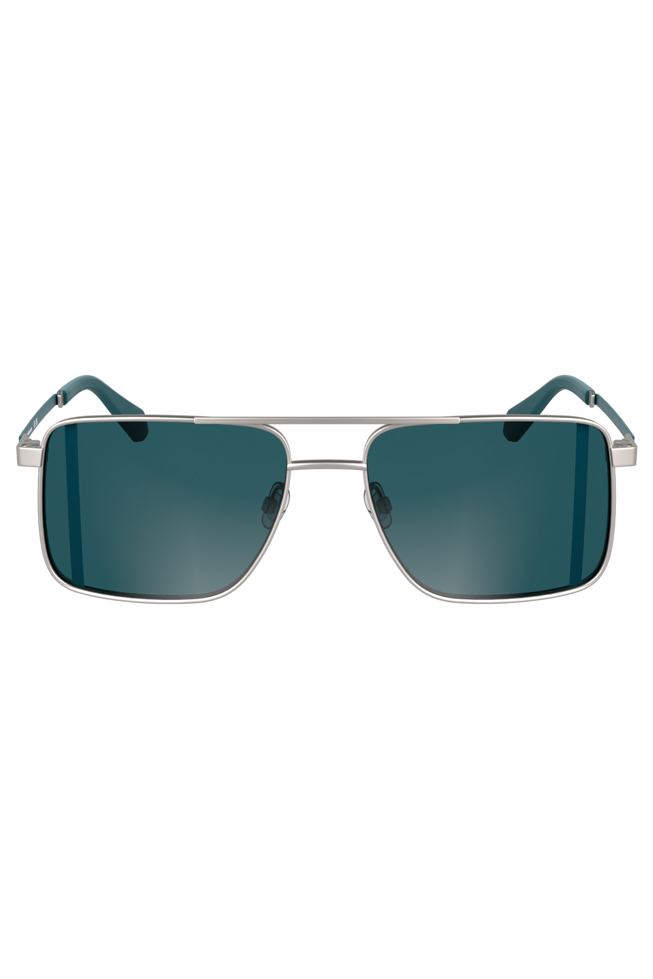 CALVIN KLEIN MEN&#039;S SUNGLASSES SILVER