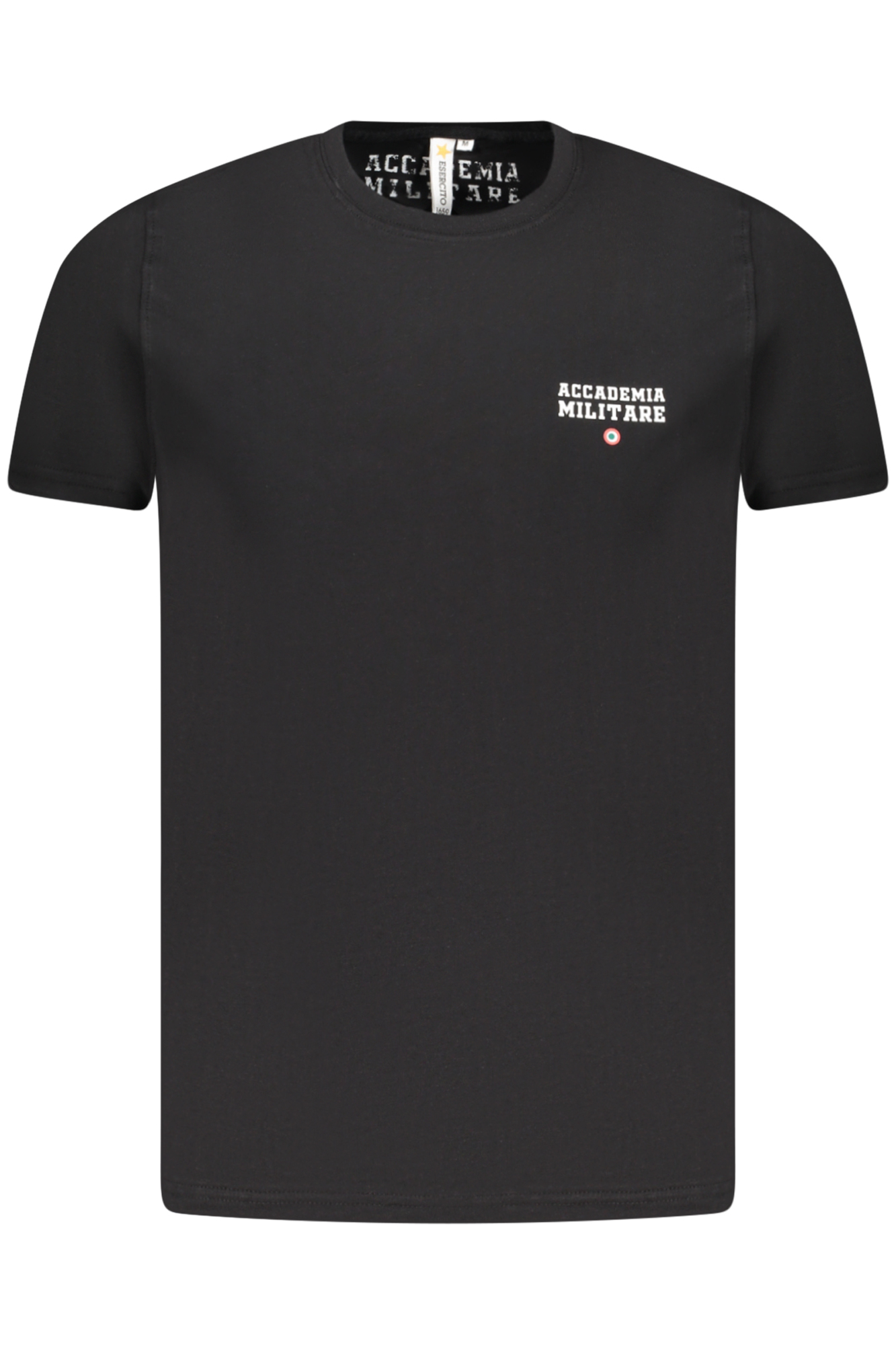 MILITARY ACADEMY BLACK MENS SHORT SLEEVE T-SHIRT