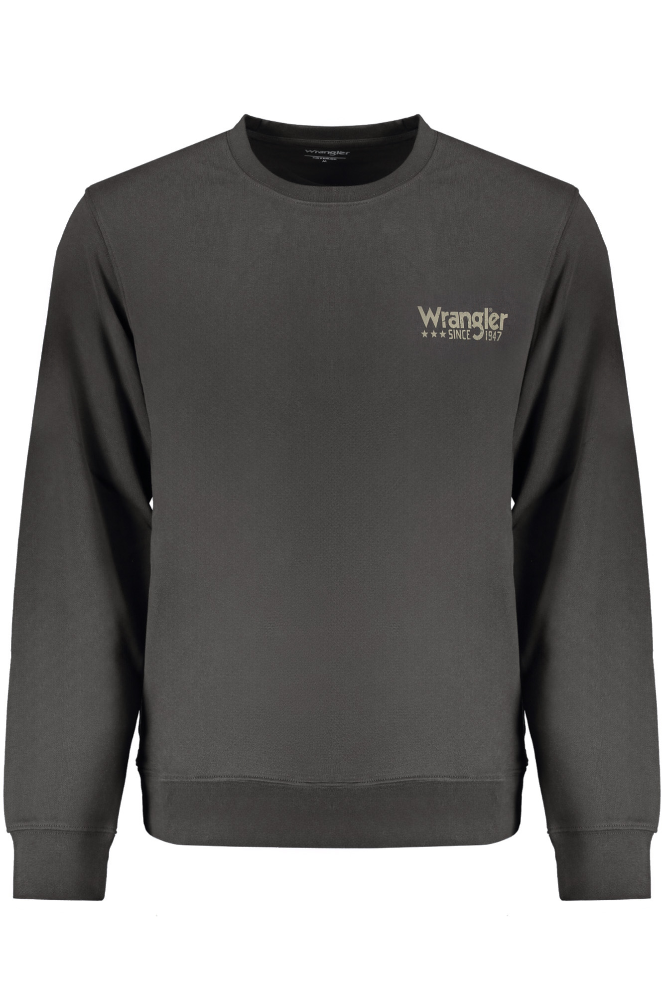 WRANGLER MEN&#039;S BLACK ZIP-UP SWEATSHIRT