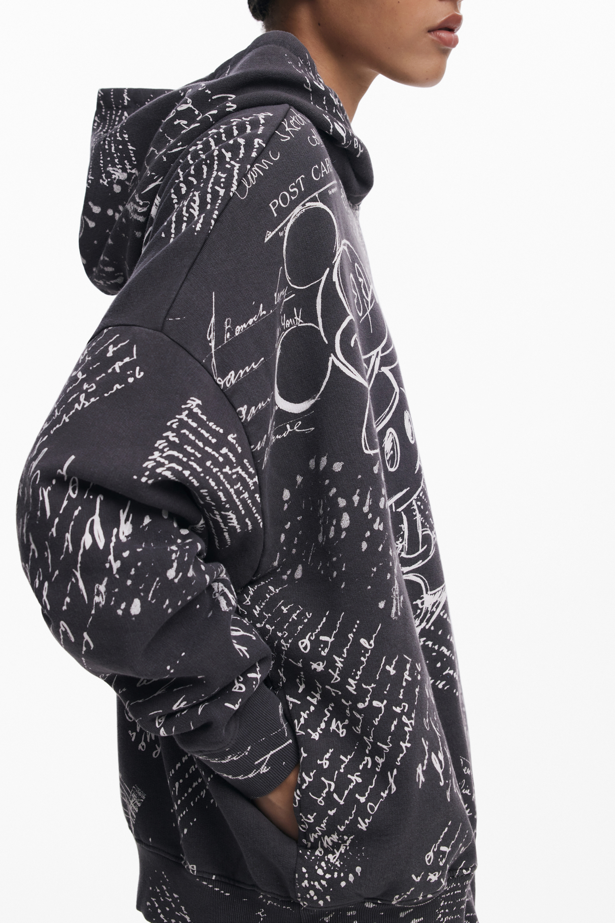 Hanorac de damă cu motiv Mickey Mouse