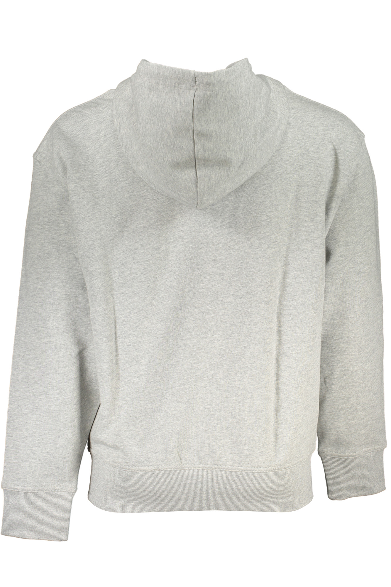 HUGO BOSS MEN&#039;S GRAY ZIPLESS SWEATSHIRT
