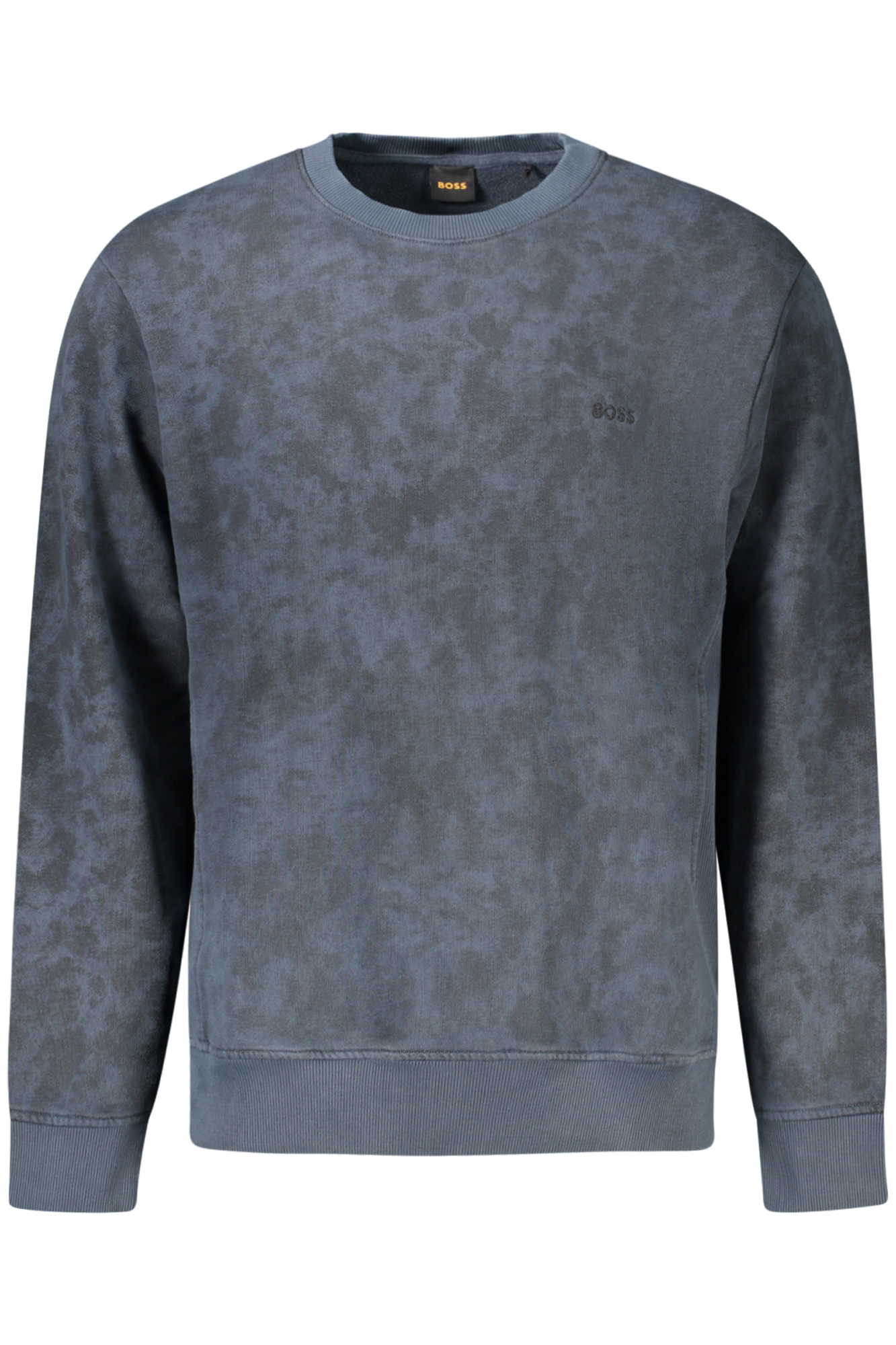 HUGO BOSS MEN&#039;S ZIP-UP SWEATSHIRT BLUE