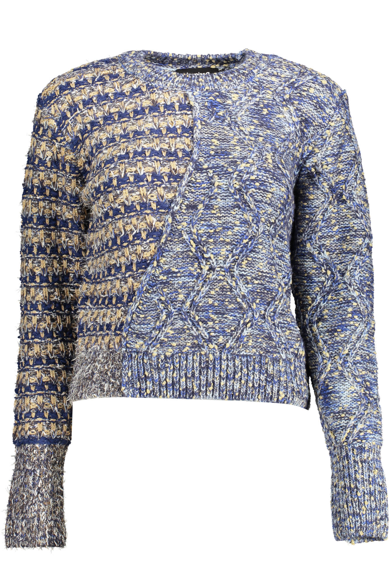 DESIGUAL WOMEN&#039;S BLUE SWEATER