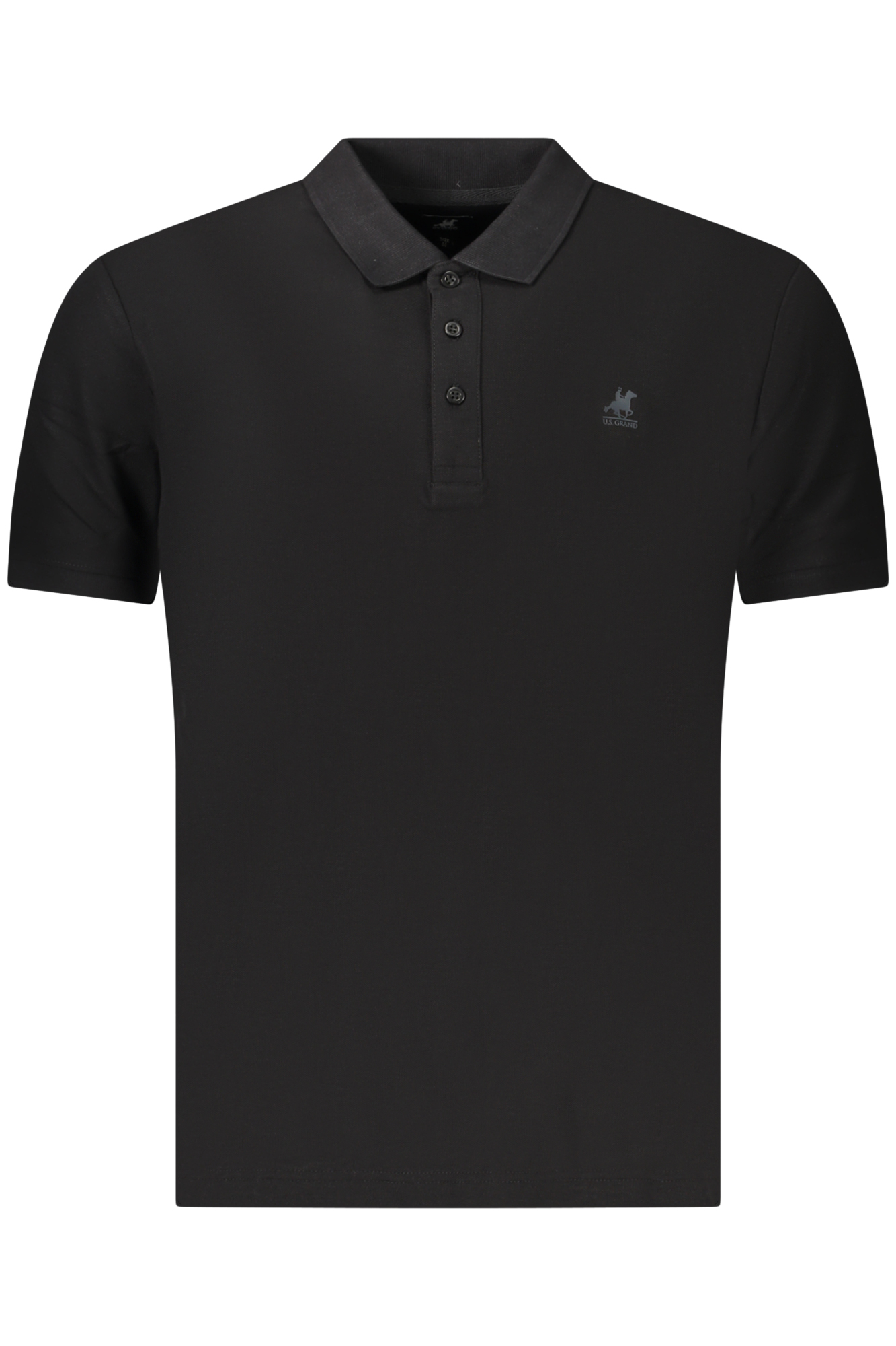 Черна мъжка тениска с къс ръкав