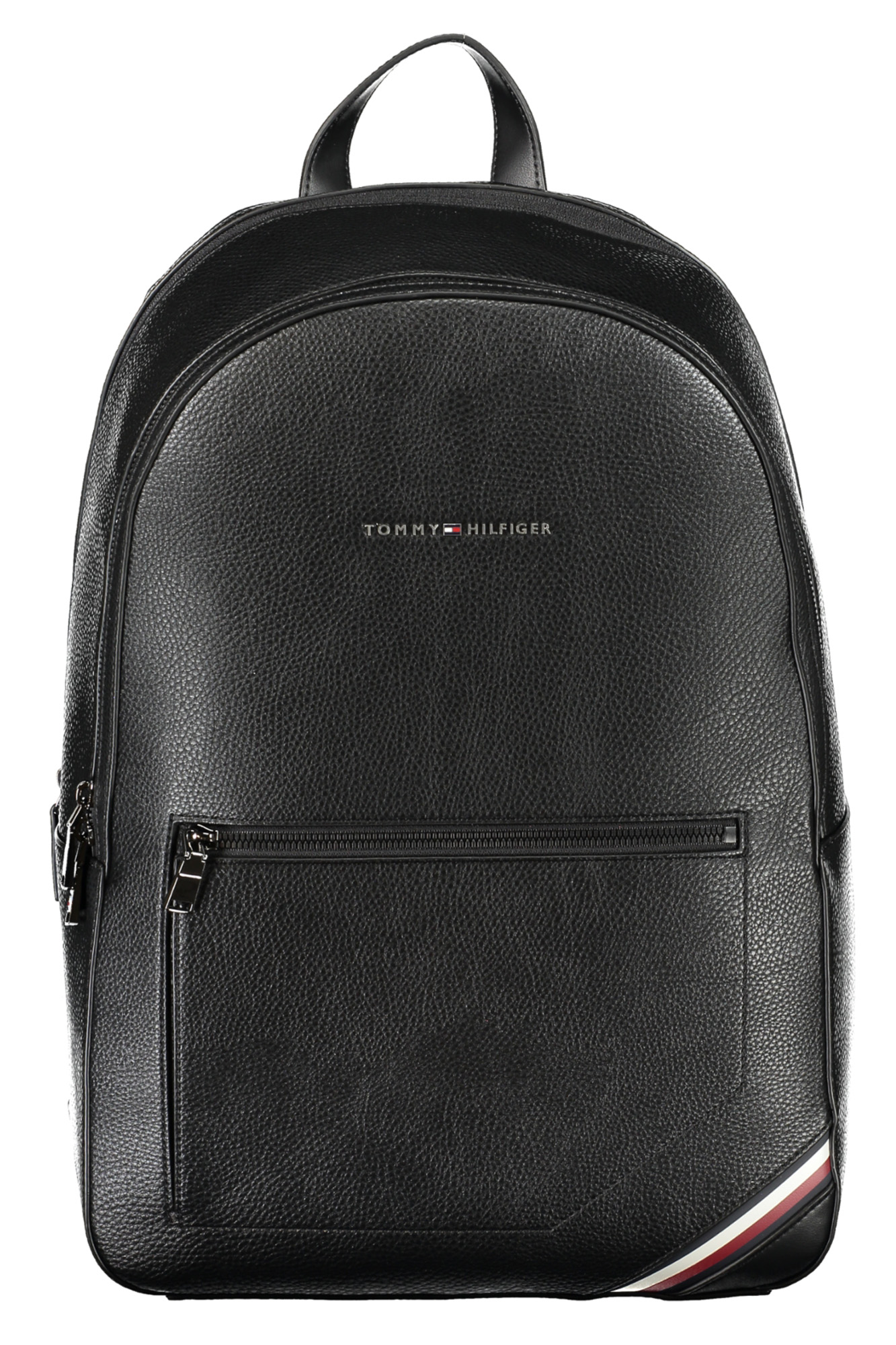 TOMMY HILFIGER MEN&#39;S BLACK BACKPACK