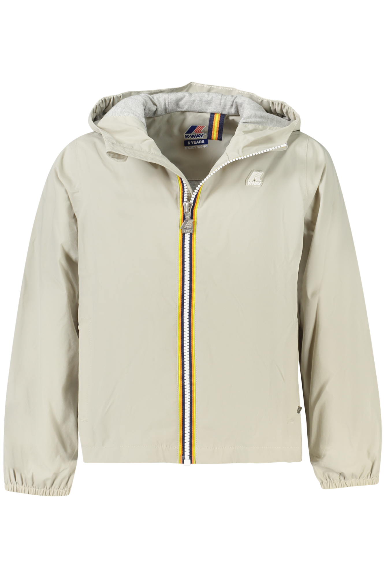 K-WAY SPORTS JACKET FOR CHILDREN GREY