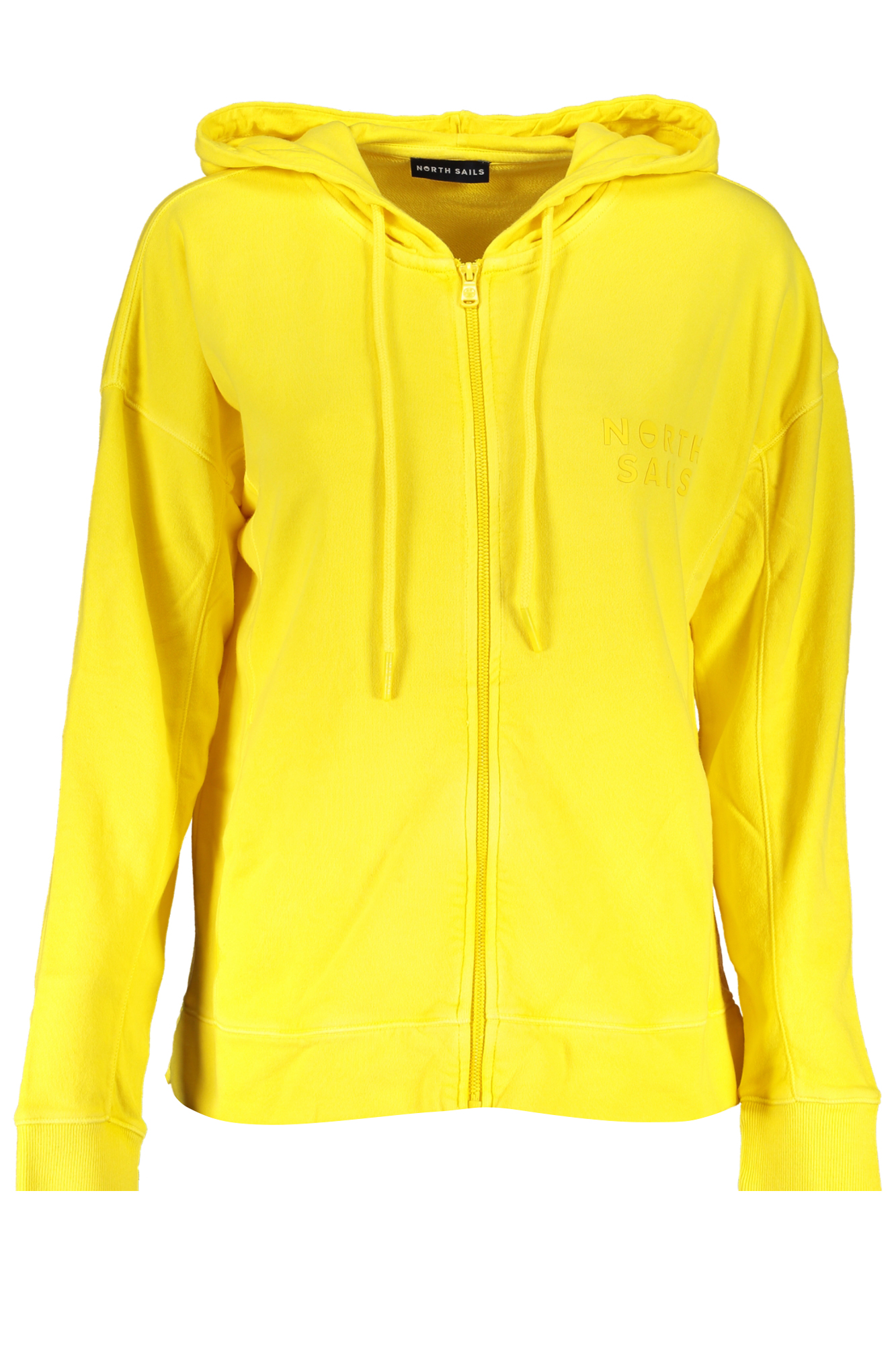 NORTH SAILS WOMEN&#039;S YELLOW ZIP SWEATSHIRT