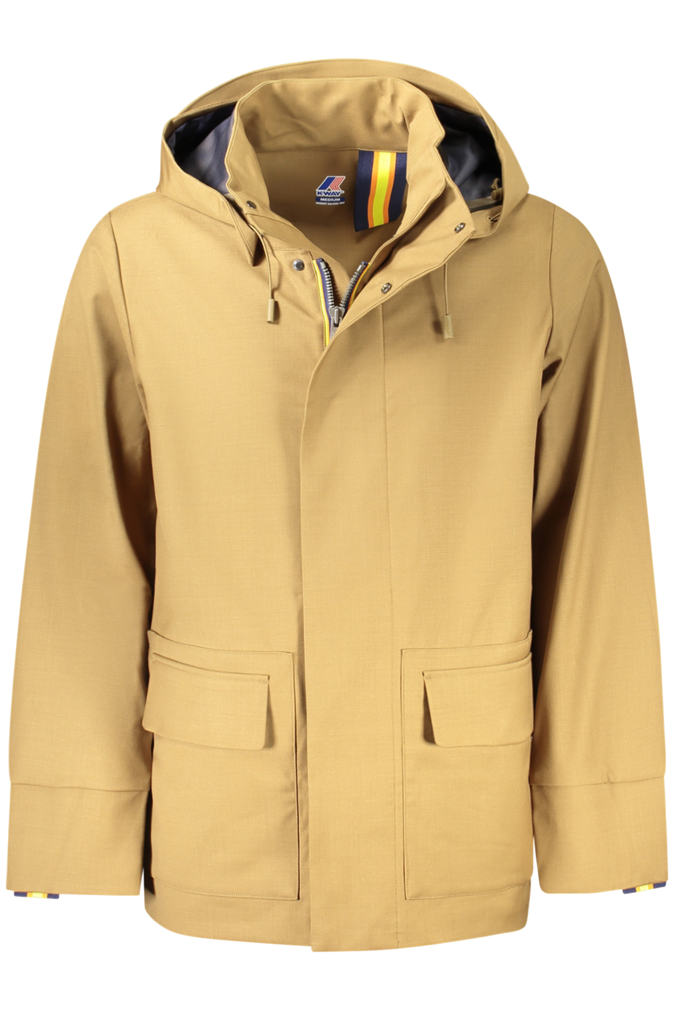 K-WAY MEN&#039;S TRENCH BROWN