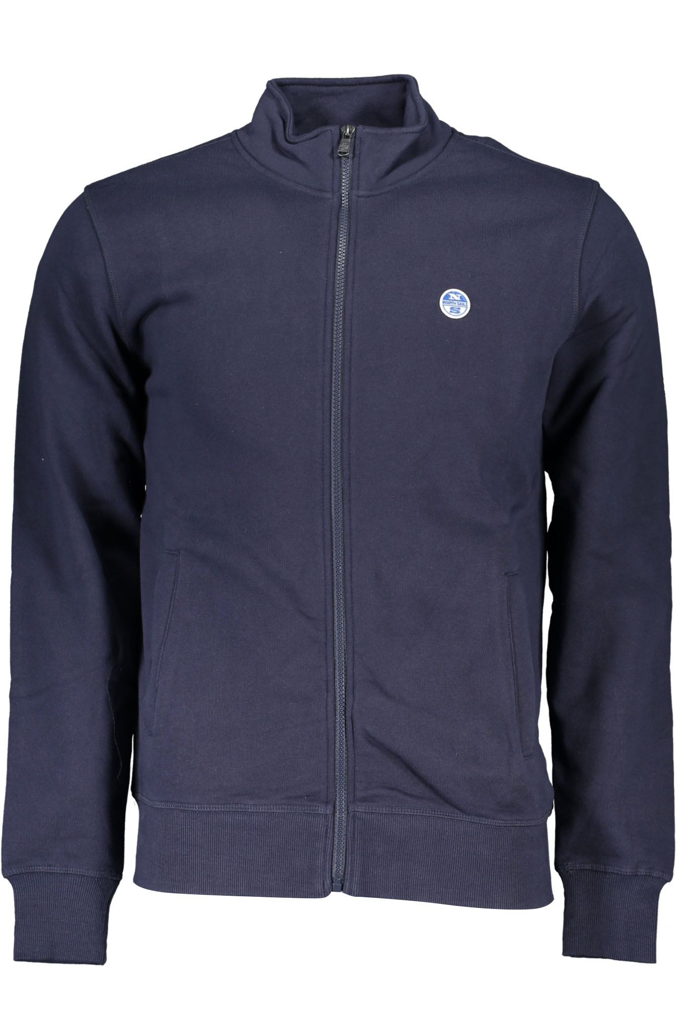 NORTH SAILS MEN'S BLUE ZIP SWEATSHIRT