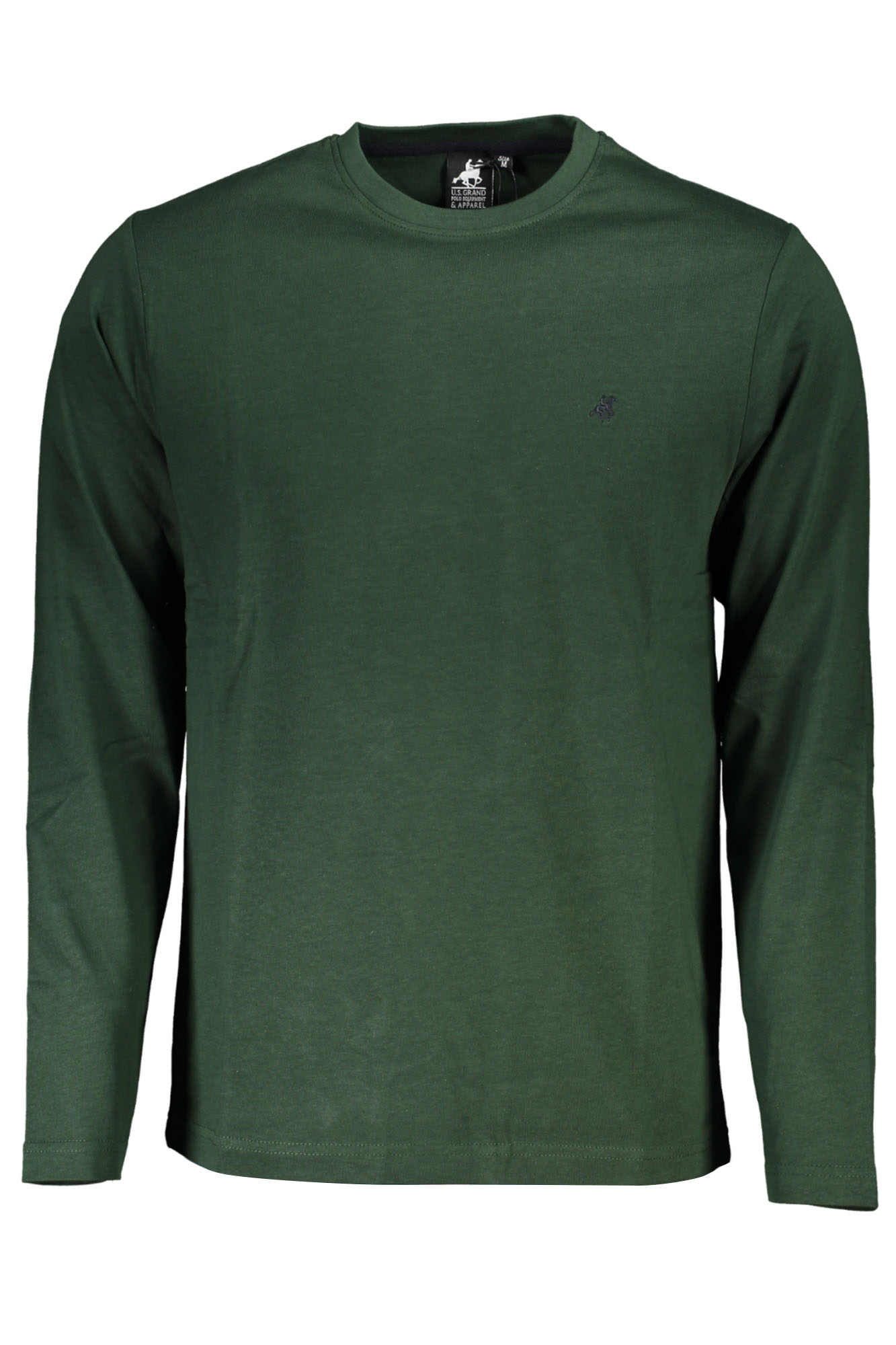 US GRAND POLO MEN'S LONG SLEEVE T-SHIRT GREEN