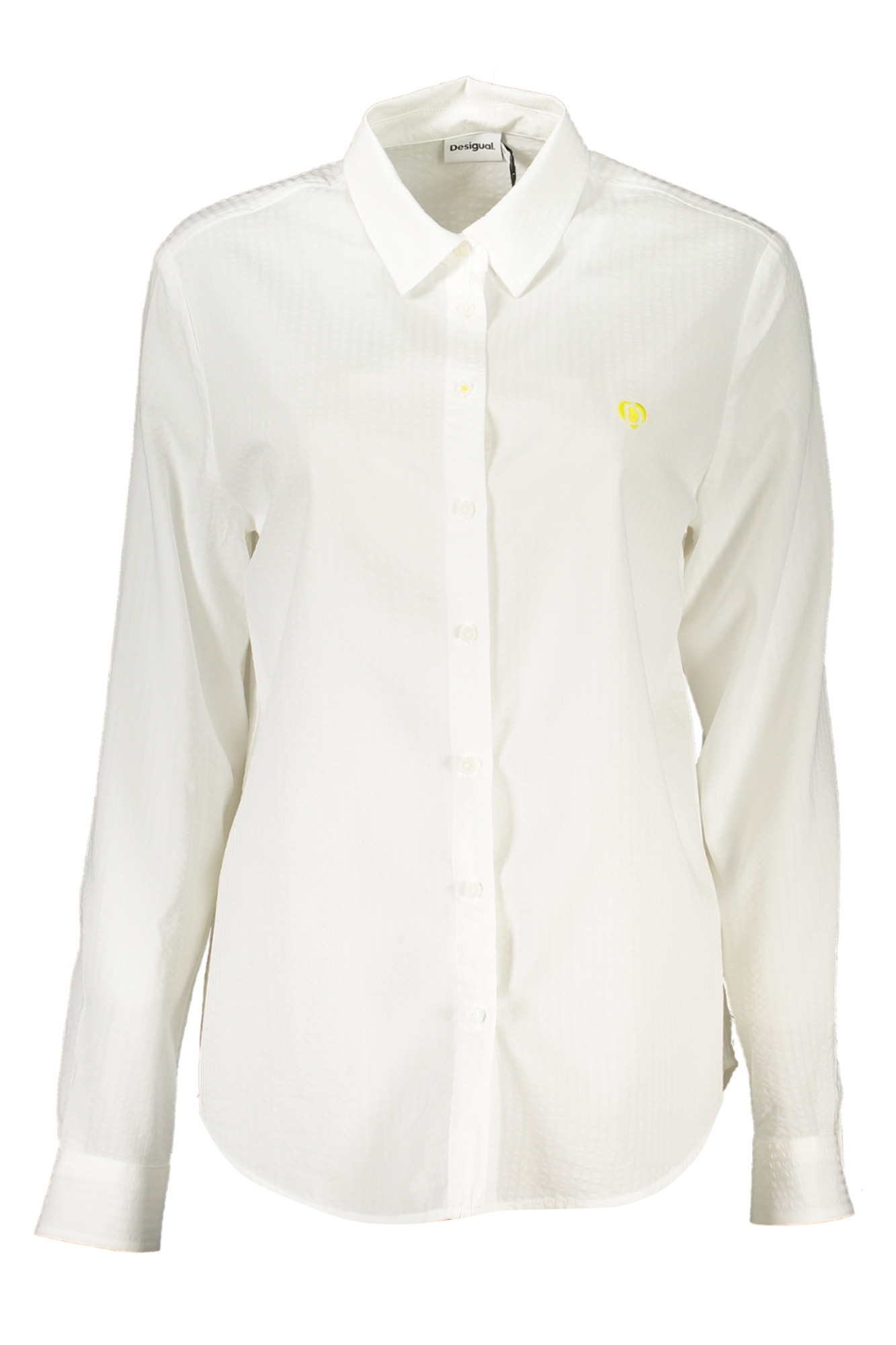 DESIGUAL WOMENS LONG SLEEVE SHIRT WHITE
