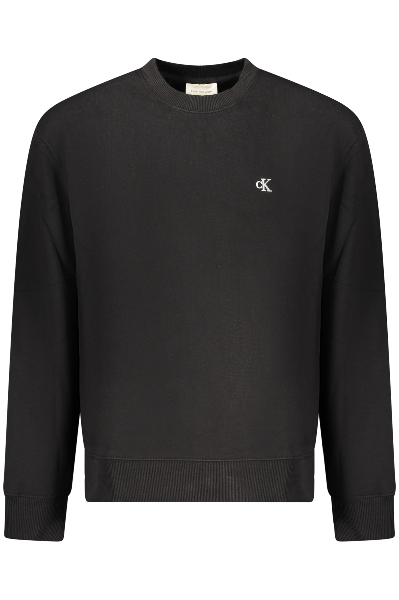 CALVIN KLEIN MEN'S BLACK ZIP-UP SWEATSHIRT