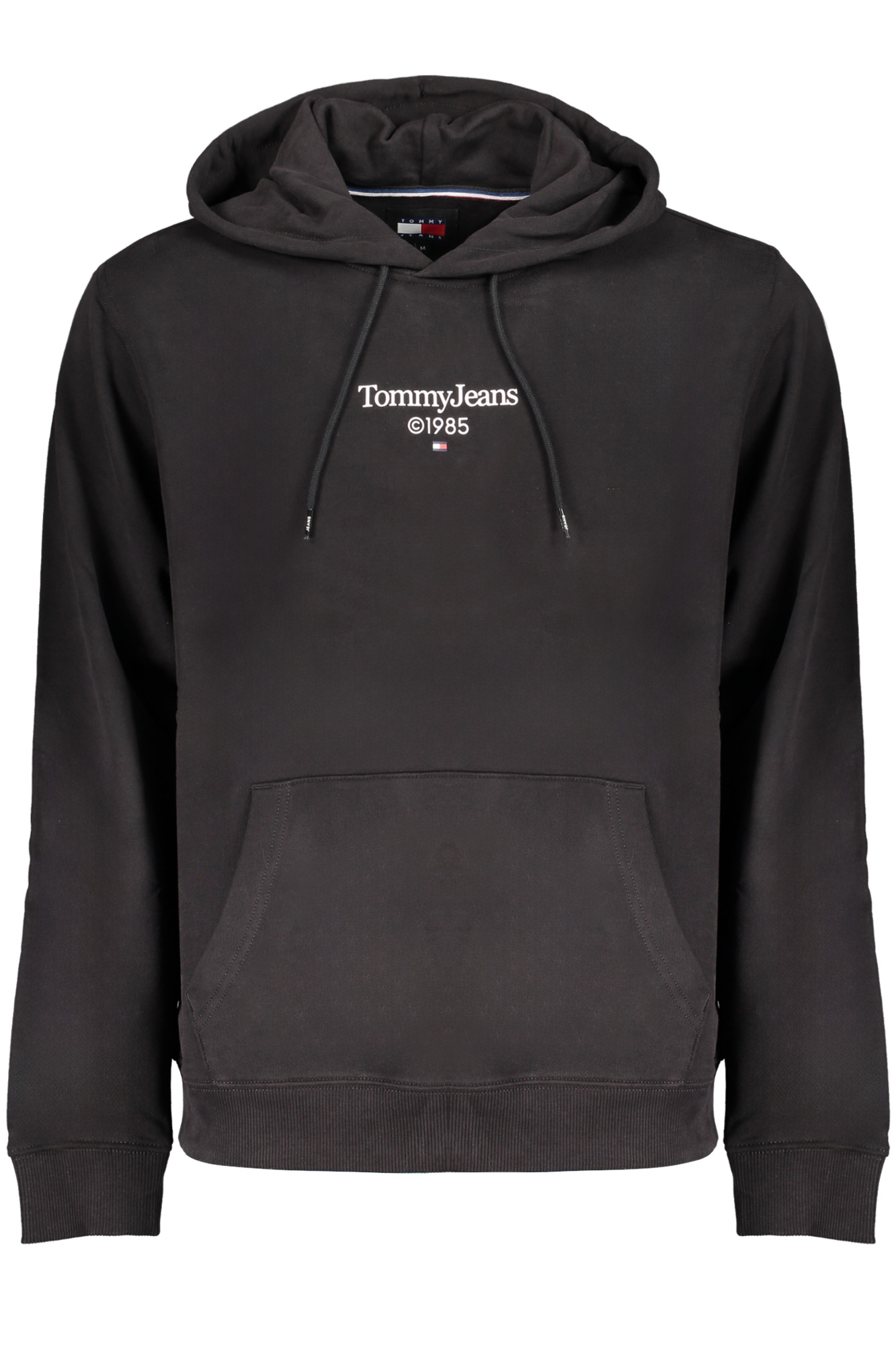 TOMMY HILFIGER MENS BLACK ZIPLESS SWEATSHIRT