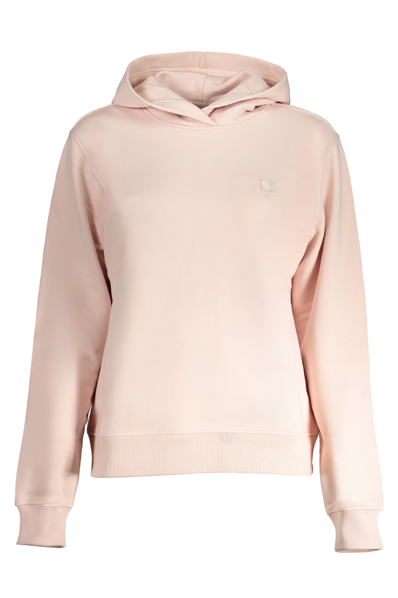 CALVIN KLEIN WOMEN&#039;S PINK ZIPLESS SWEATSHIRT
