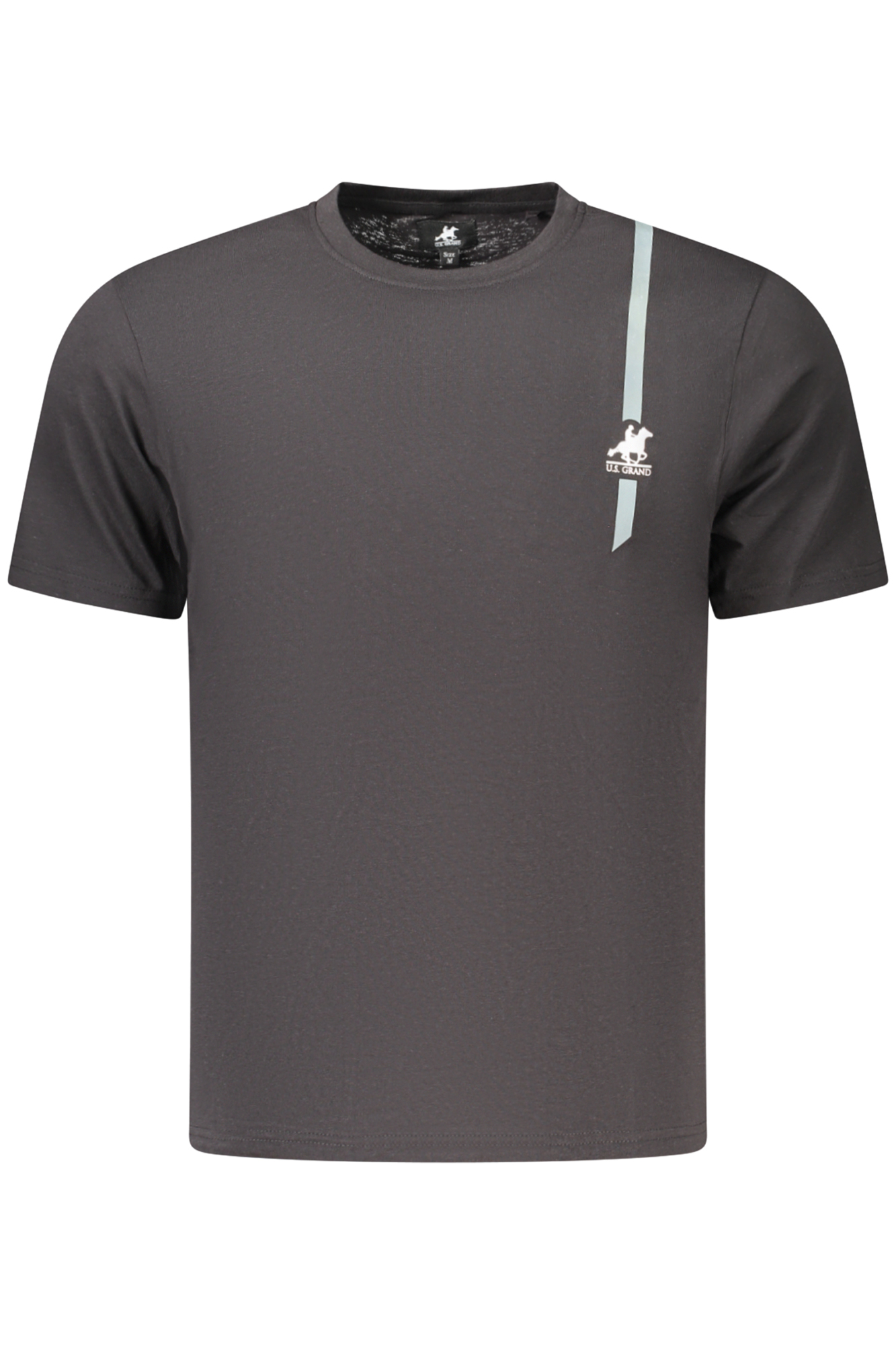 Черна мъжка тениска с къс ръкав