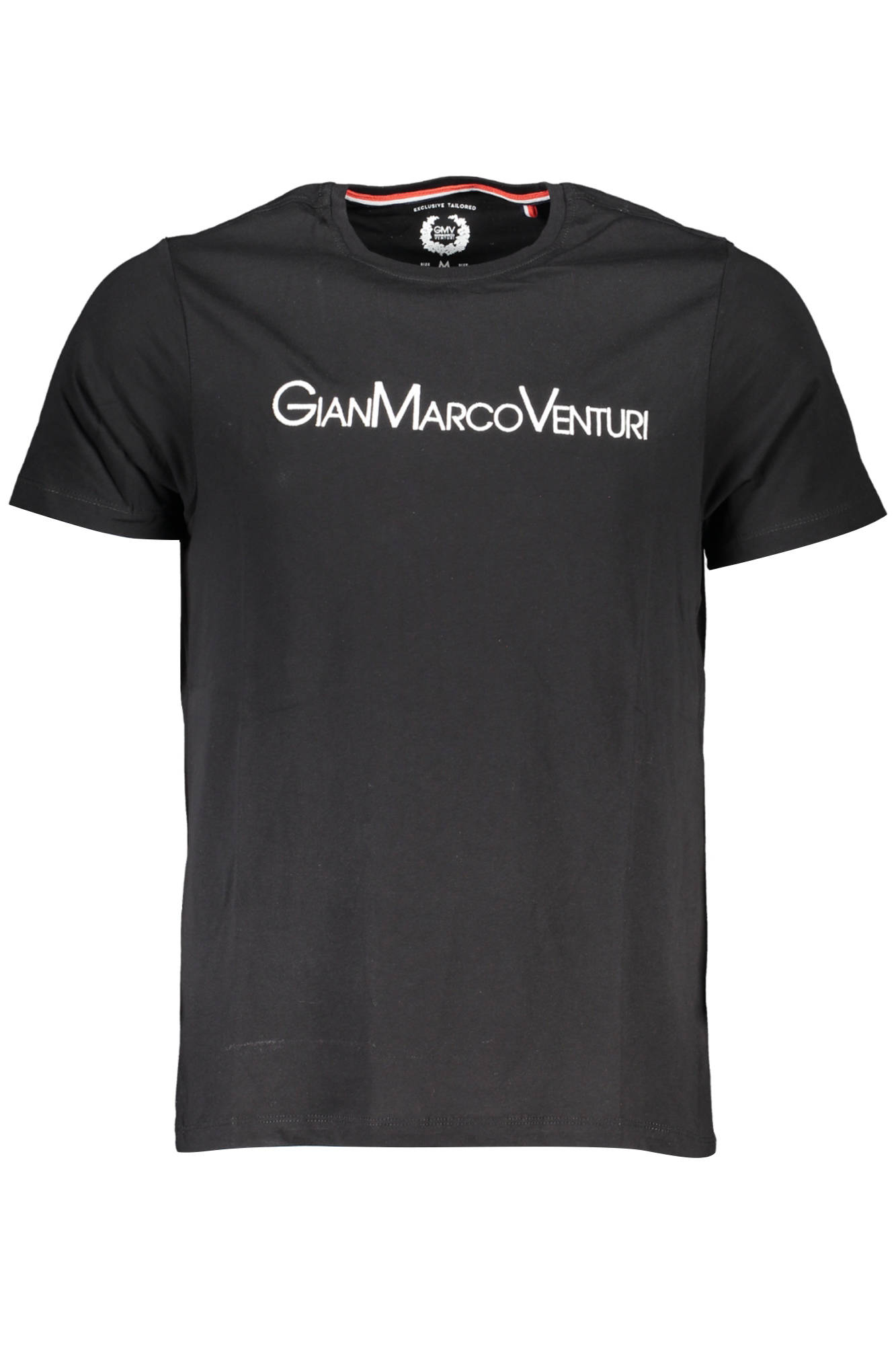 GIAN MARCO VENTURI MEN'S SHORT SLEEVE T-SHIRT BLACK