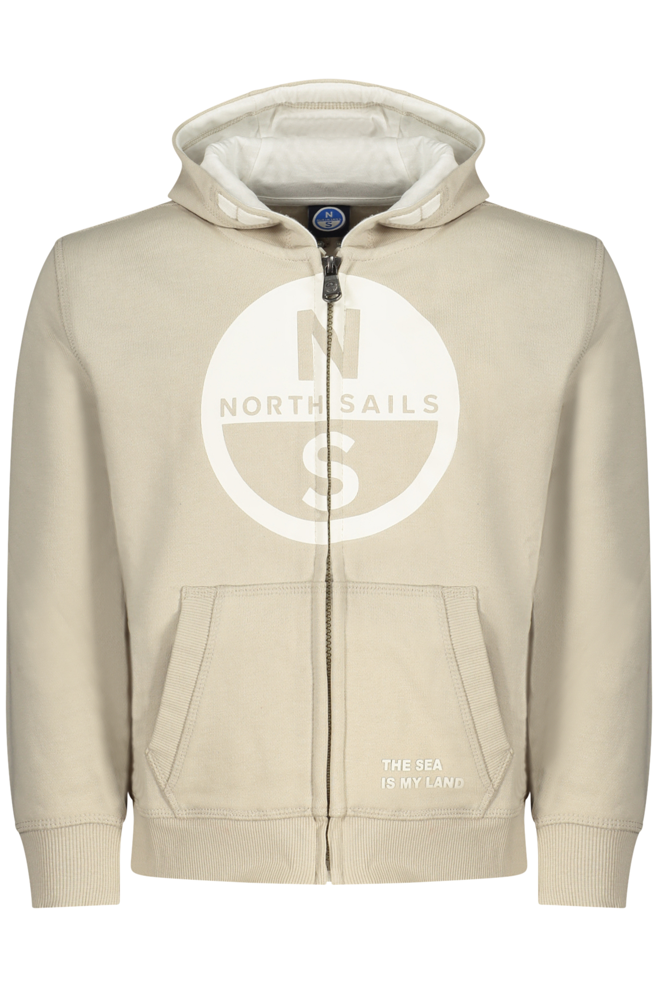 NORTH SAILS CHILDREN&#039;S BEIGE ZIP-UP SWEATSHIRT