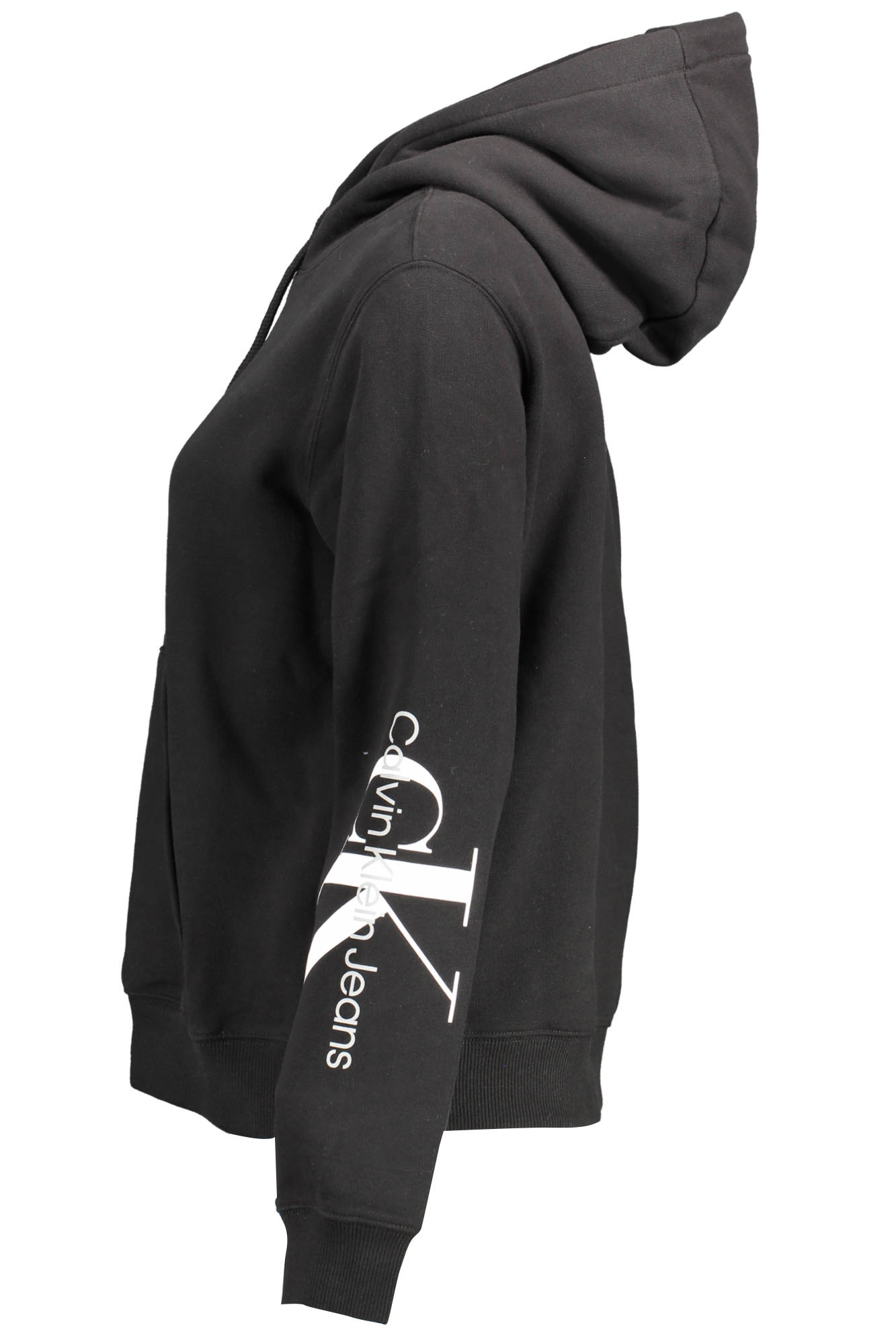 CALVIN KLEIN SWEATSHIRT WITHOUT ZIP WOMAN BLACK