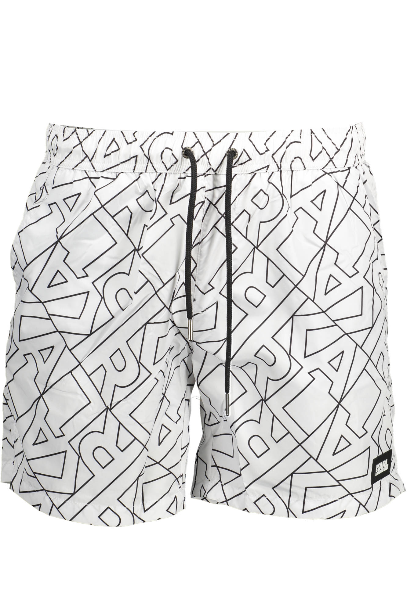 KARL LAGERFELD BEACHWEAR SWIMSUIT BOTTOM MEN WHITE