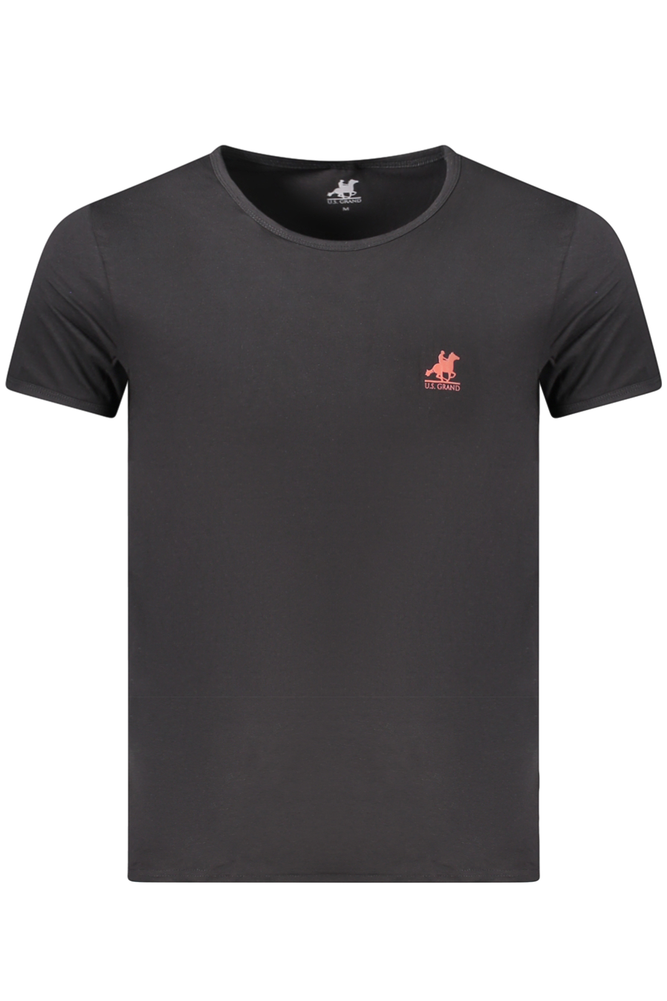 US GRAND POLO SHORT SLEEVE T-SHIRT MEN BLACK